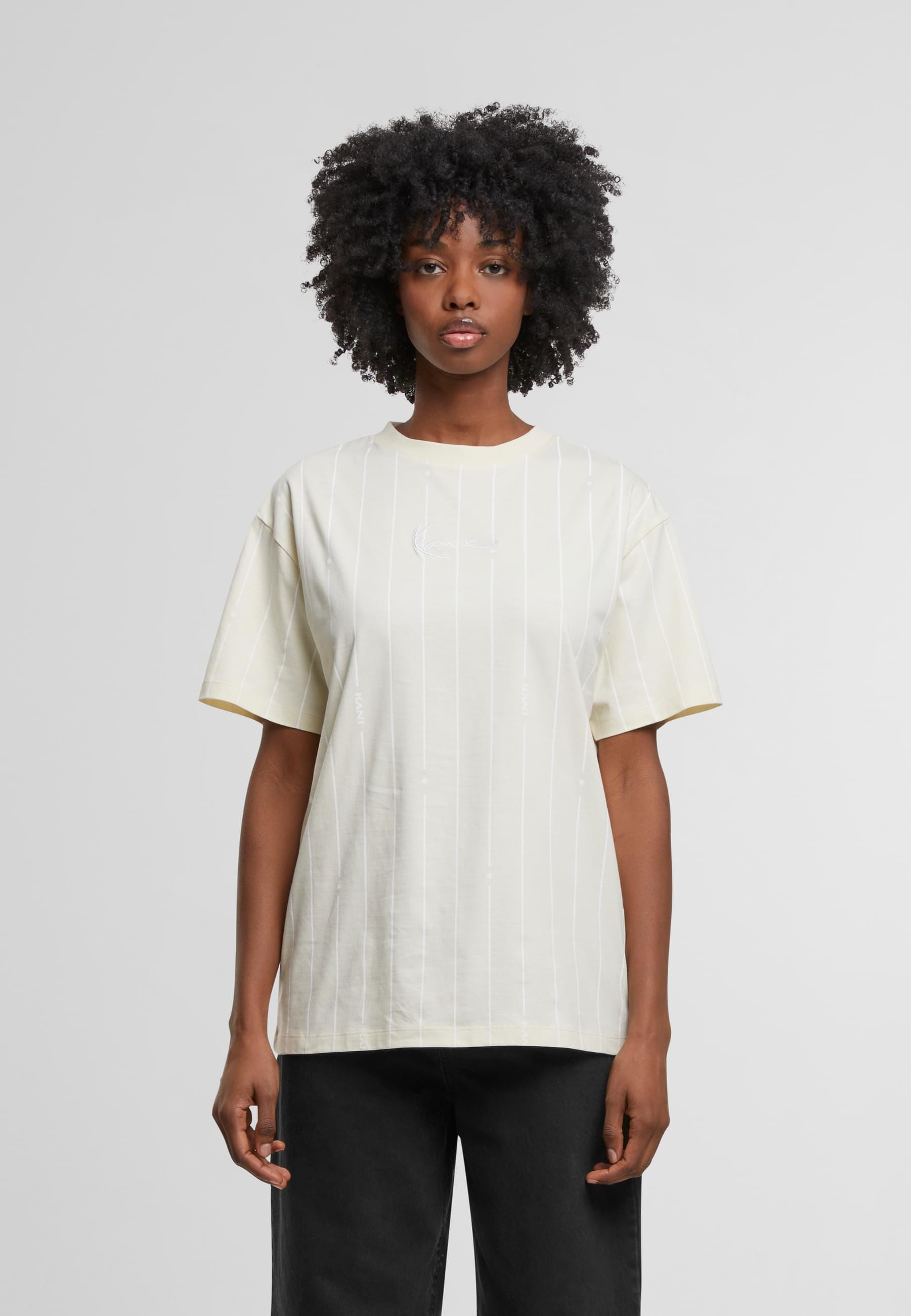 Karl Kani T-Shirt »Karl Kani Signature Pinstripe Os T-Shirt«, (1 tlg.)