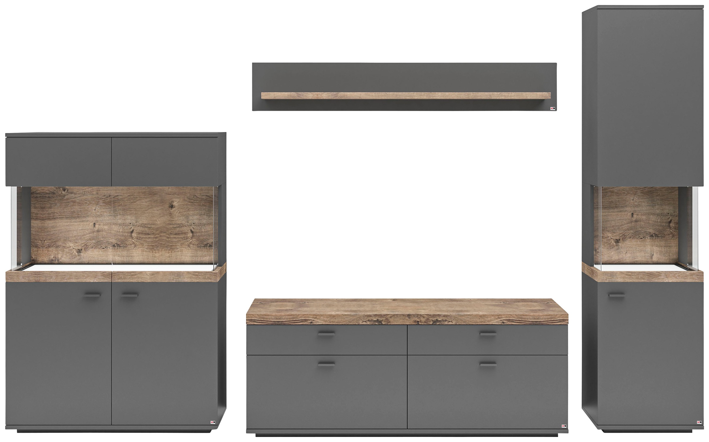 set one by Musterring Wohnwand "Lancaster" Bitte bei den Artikelnummern günstig online kaufen