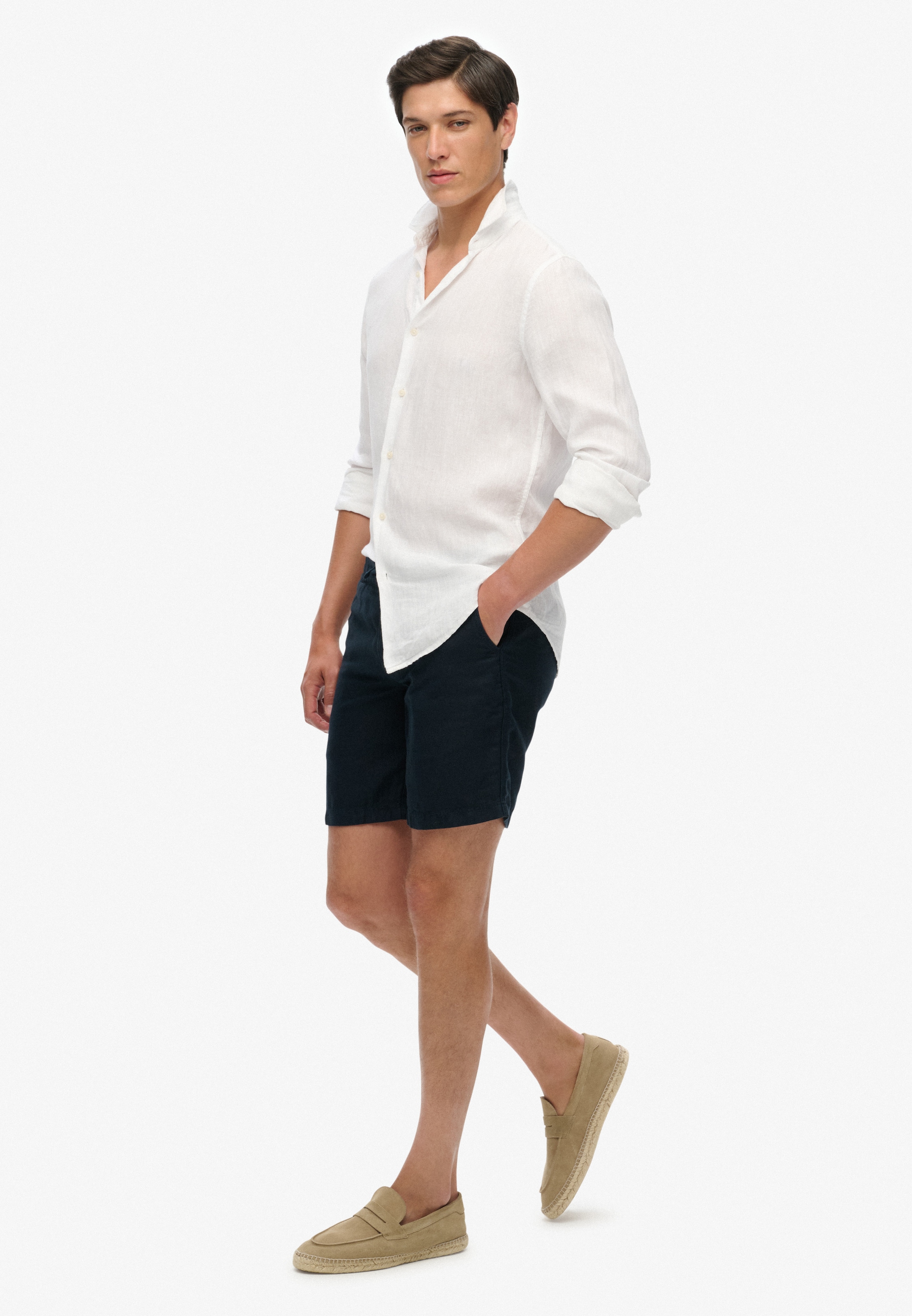 Superdry Shorts »MERCHANT LINEN SHORT«