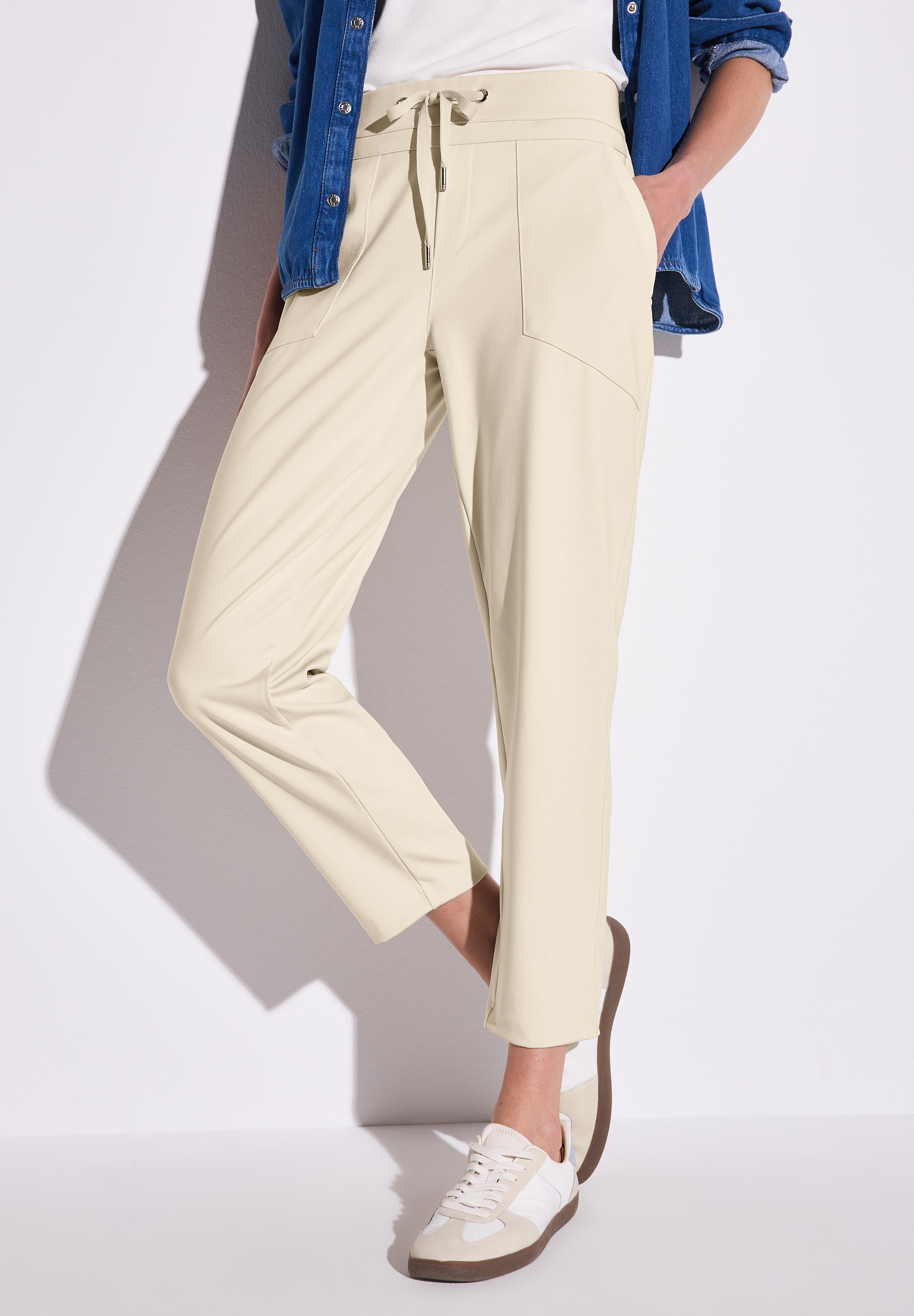 STREET ONE Stoffhose "Style Bonny", mit Tunnelzug am Bund günstig online kaufen