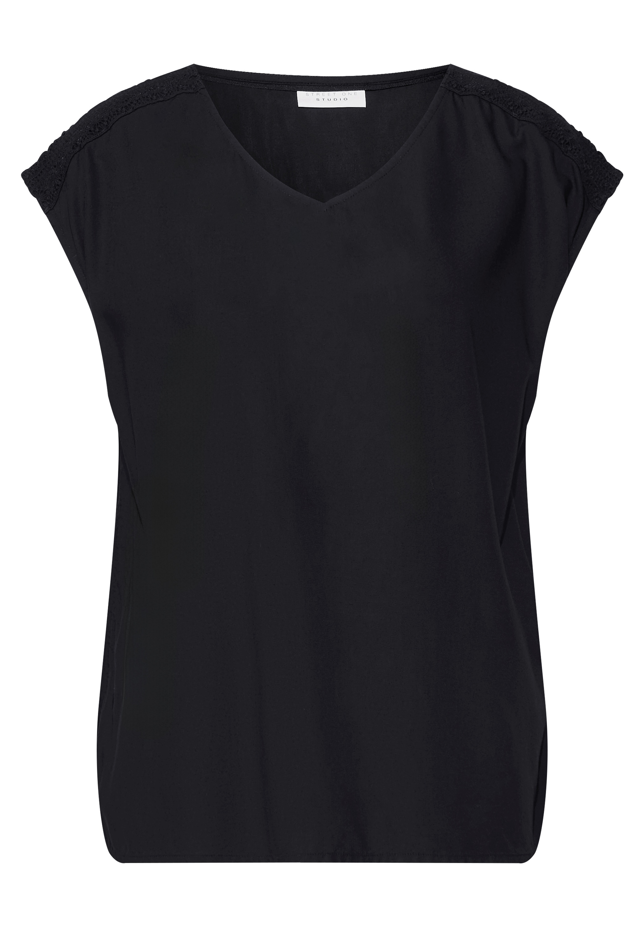 STREET ONE STUDIO Shirtbluse, mit V-Ausschnitt