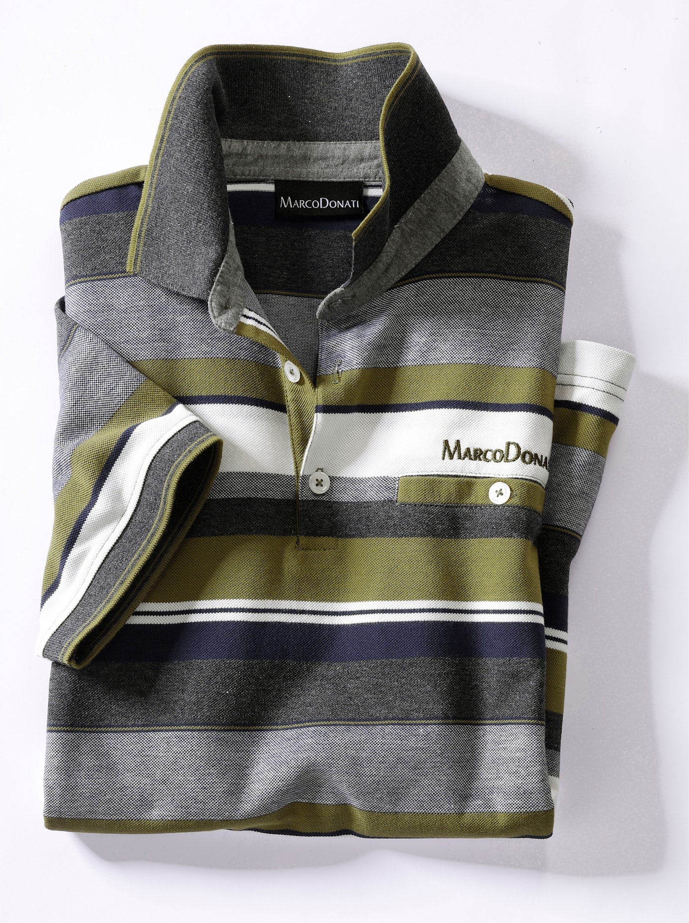 Marco Donati Poloshirt »Kurzarm-Shirt«, (1 tlg.)