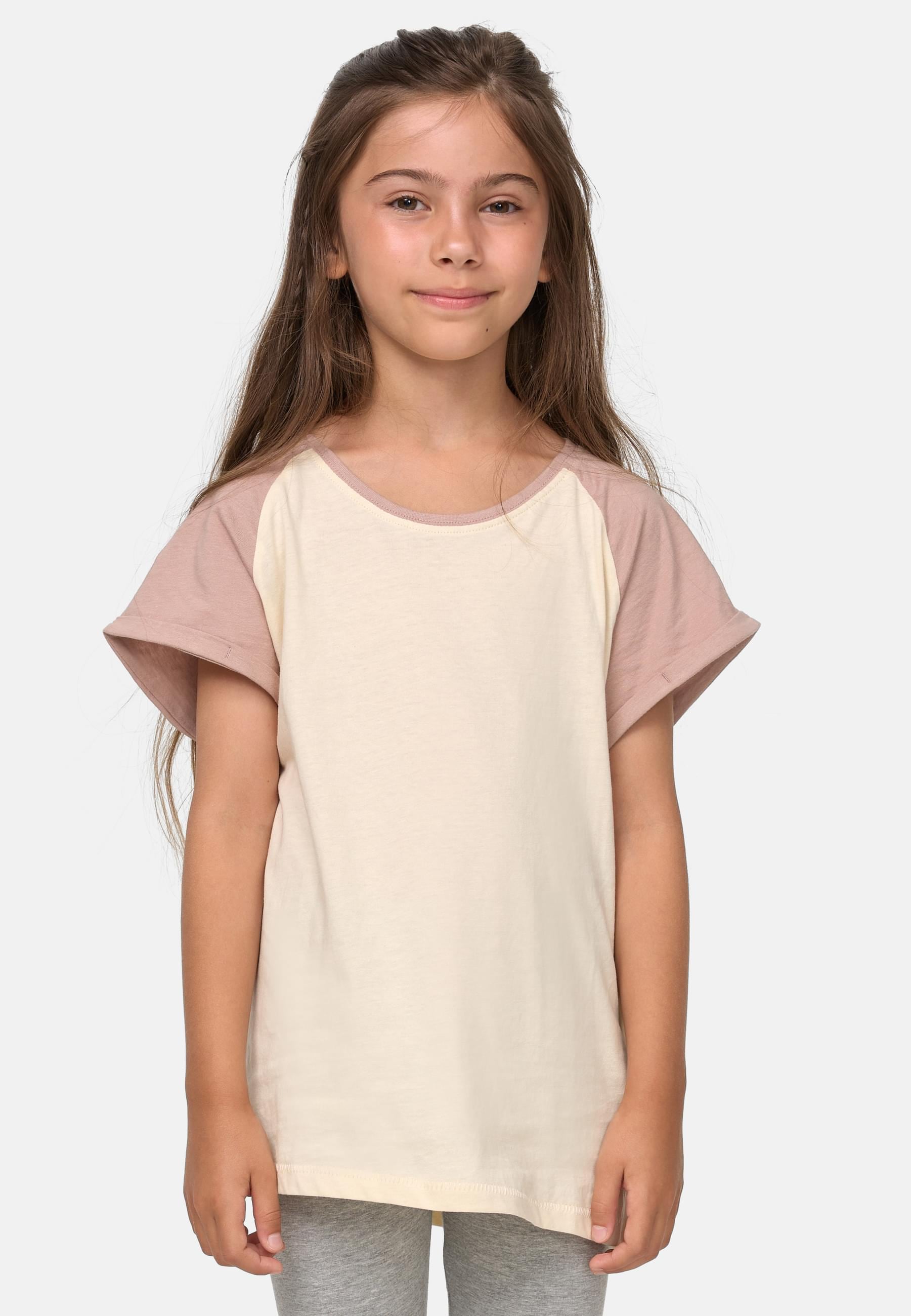 URBAN CLASSICS T-Shirt »Urban Classics Damen Girls Contrast Raglan Tee«, (1 tlg.)