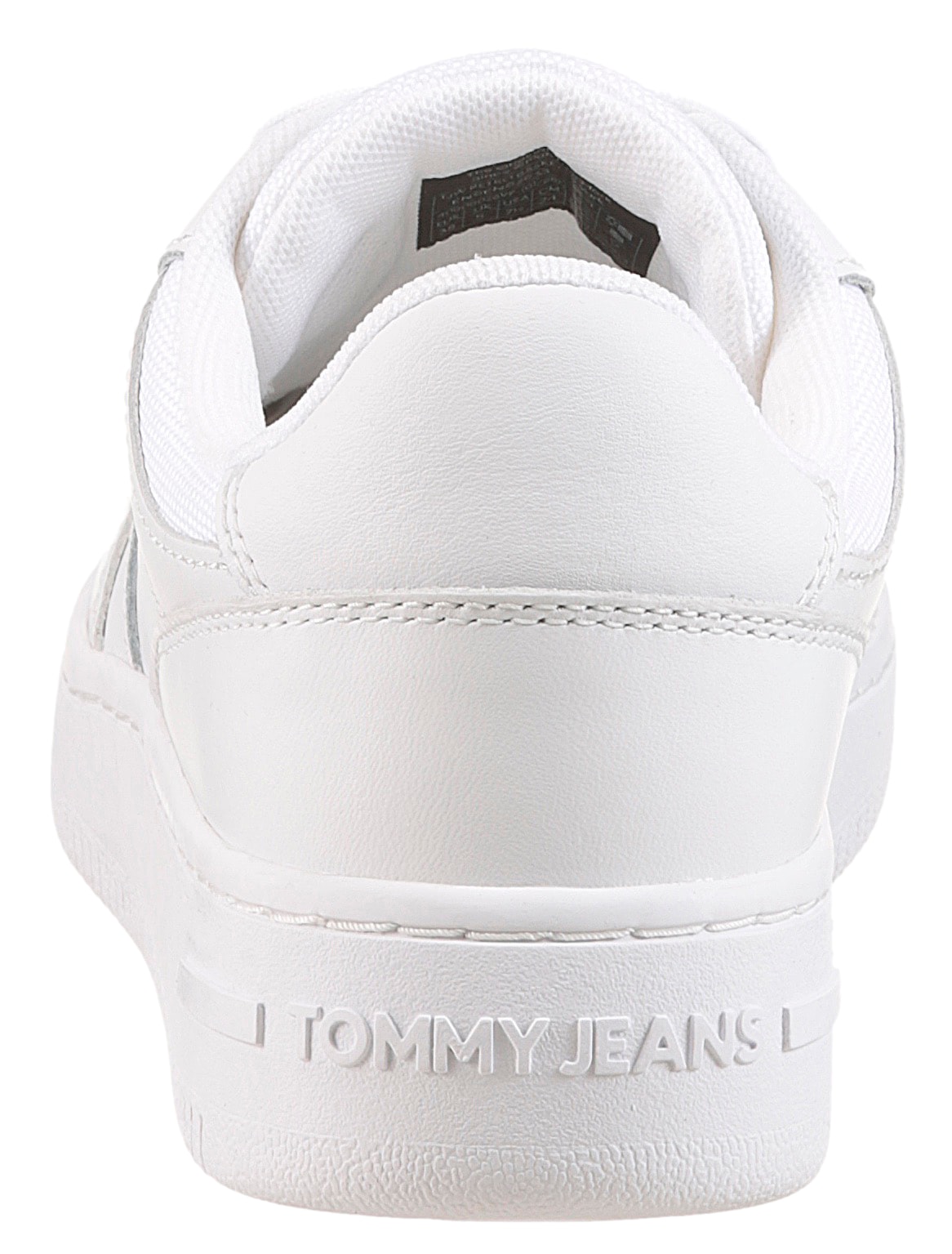 Tommy Jeans Plateausneaker »TJW RETRO BASKET«, Freizeitschuh, Halbschuh, Schnürer mit seitlicher Logoflagge