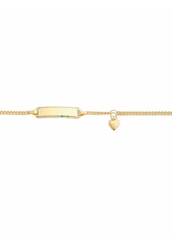 Adelia´s Goldarmband »333 Gold Flach Panzer Armband Mit Motiven 14 cm« kaufen