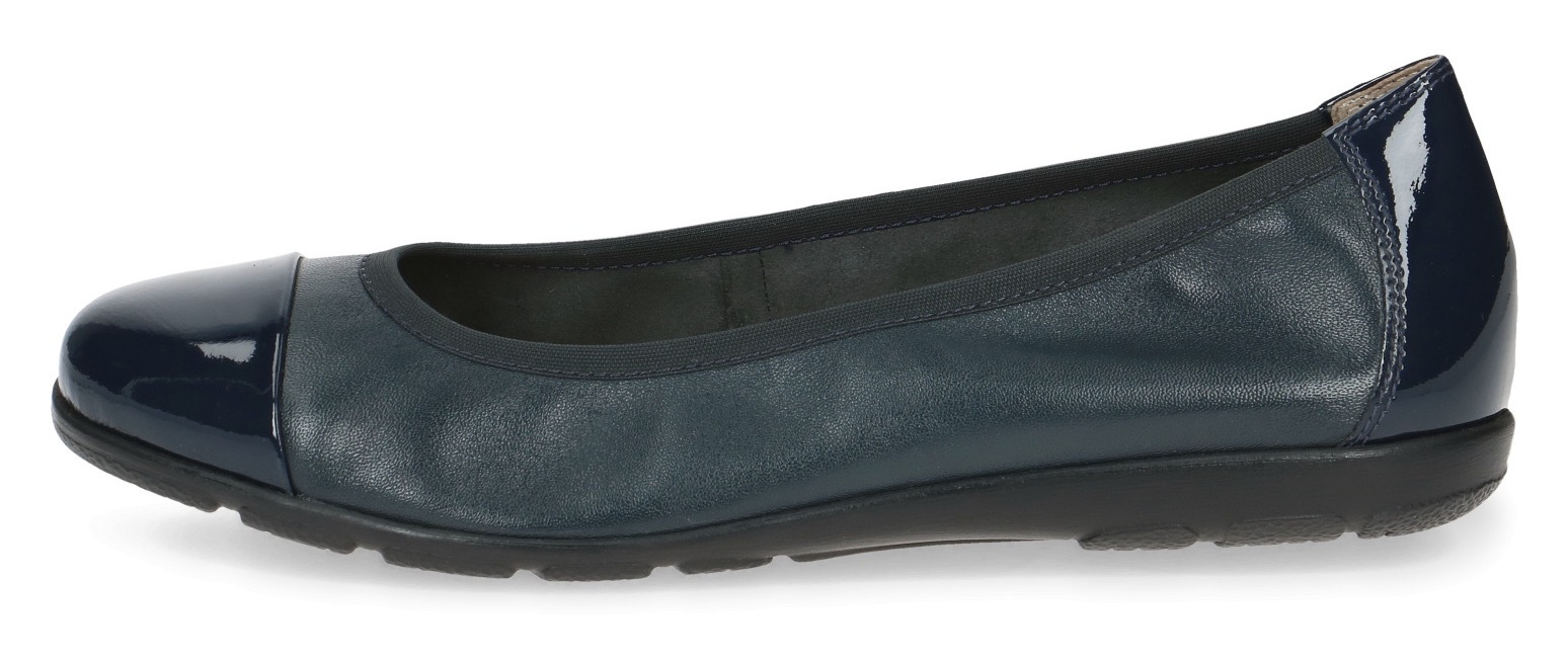 Thumbnail - Caprice Ballerina Loafer, Slipper, Festtags Schuh mit Lack-Details