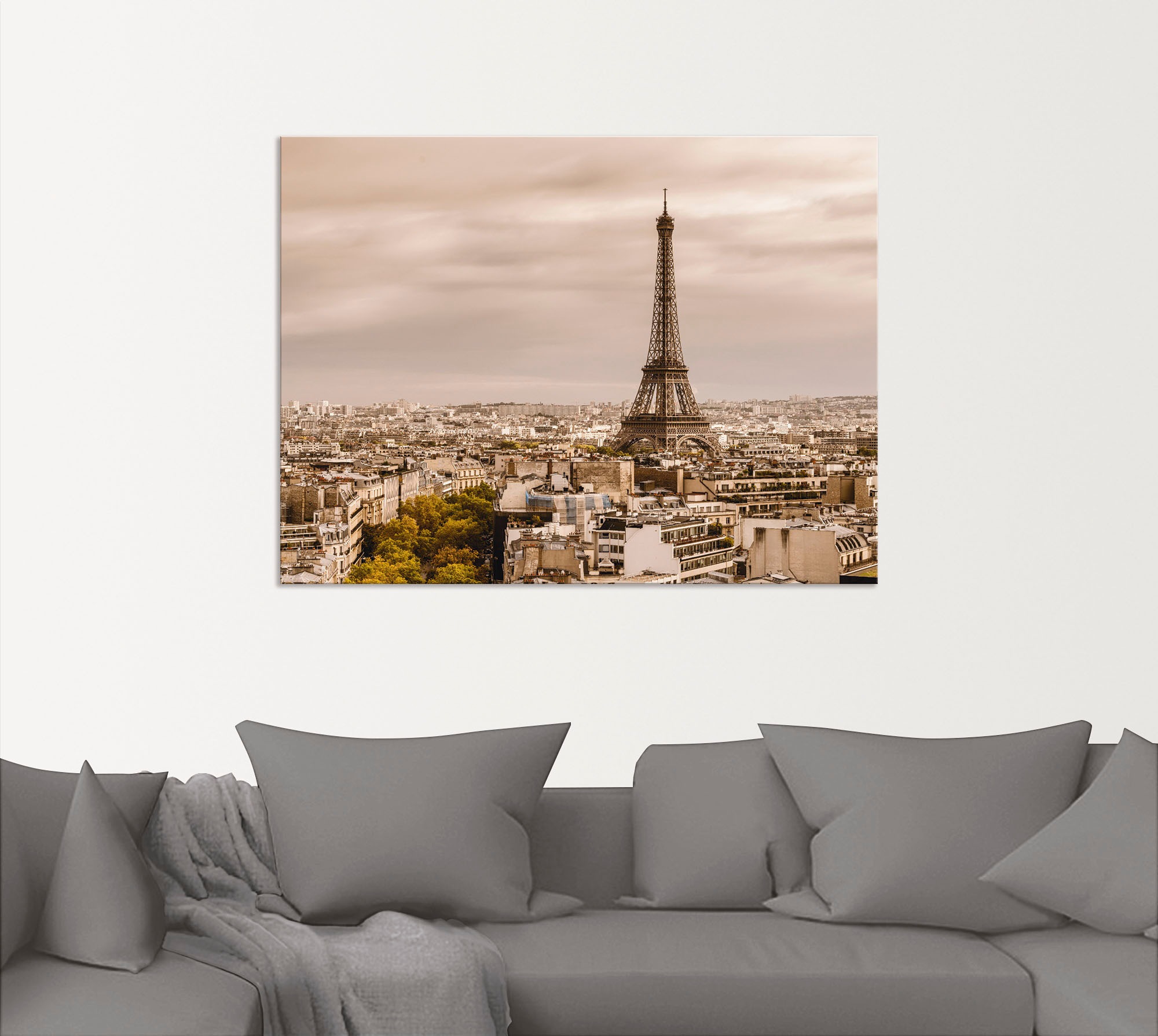 Artland Wandbild "Paris Eiffelturm I" Frankreich 1 Stk. tlg. für Innen- und günstig online kaufen