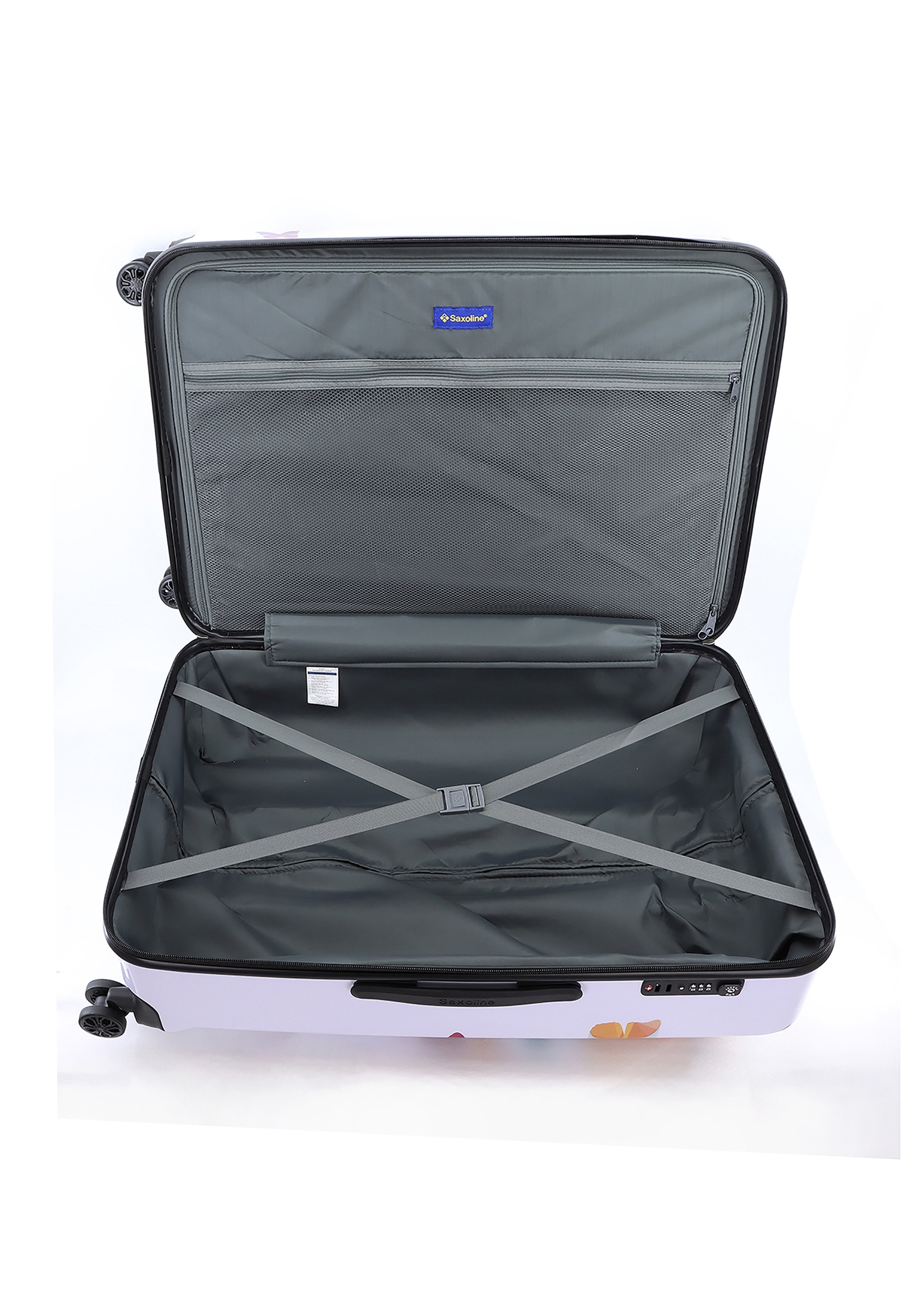 Saxoline® Koffer »Schmetterling«, mit integriertem Zahlenschloss