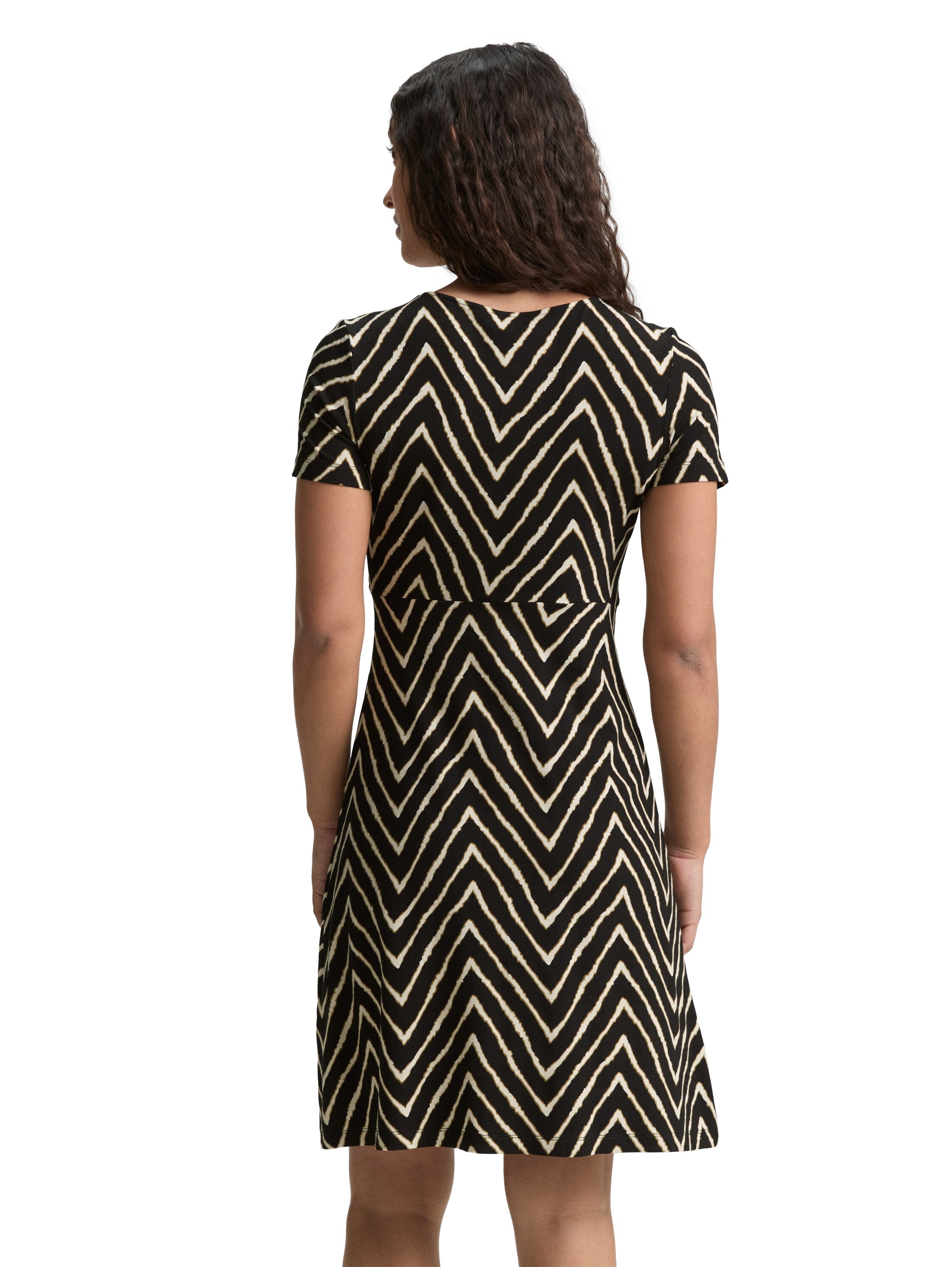 TOM TAILOR Sommerkleid, mit All-Over Print günstig online kaufen