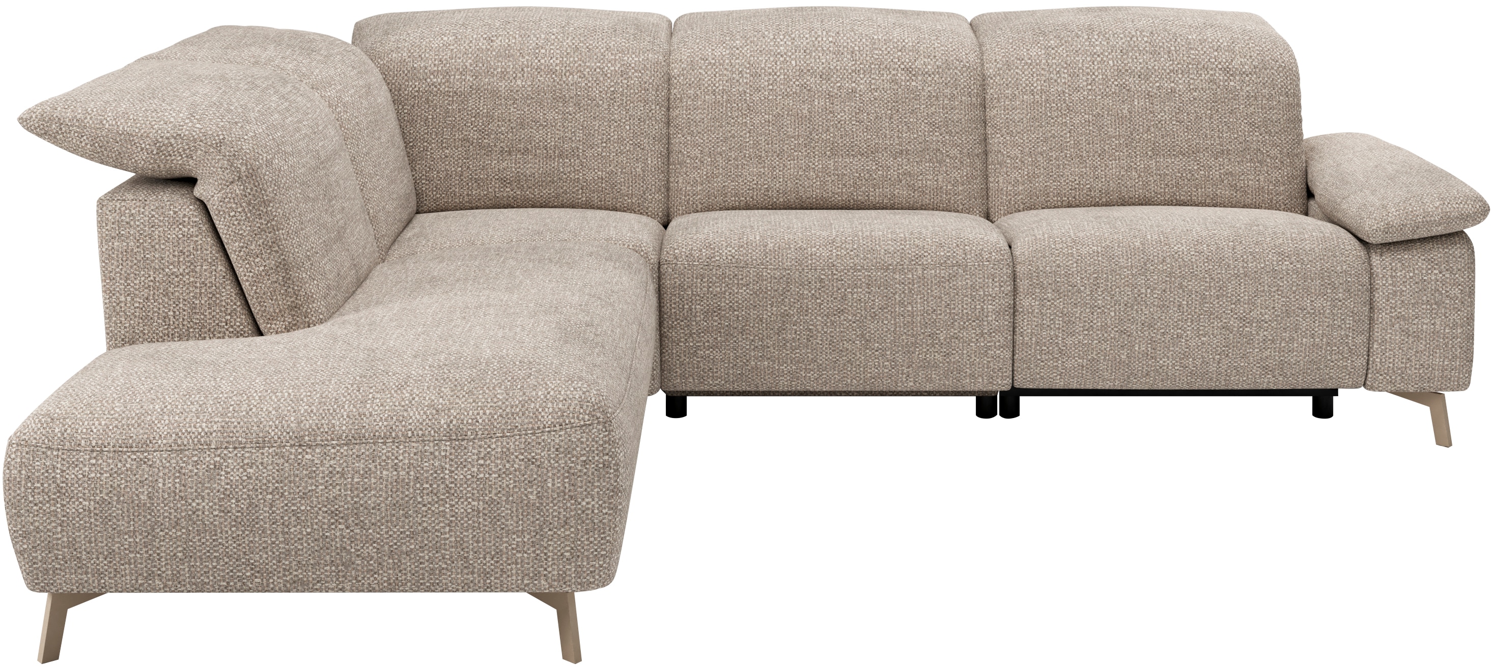 Musterring Ecksofa "MR 370, intelligenter Komfort im modernen Design" Optionale Relaxfunktion, flexible Kopfteile & klappbare Armlehnen