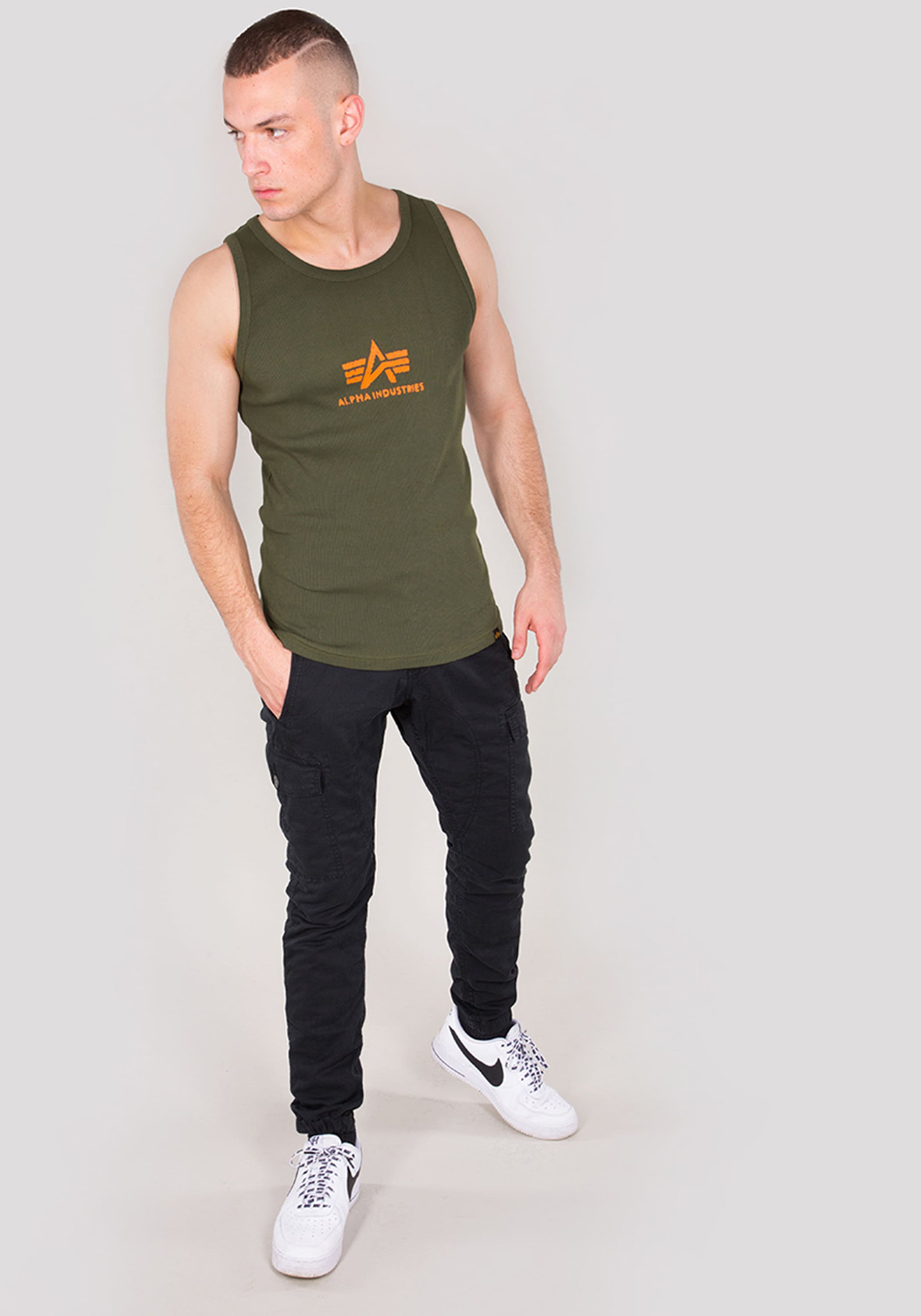 Alpha Industries Muskelshirt "Alpha Industries Men - Tanks Logo Tank"