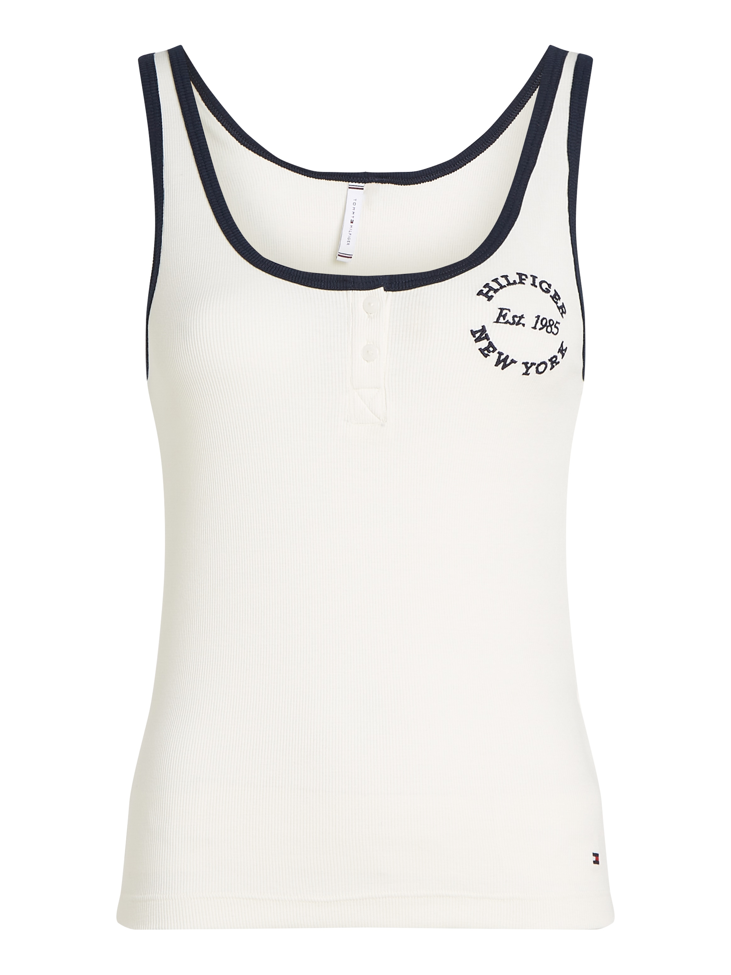Tommy Hilfiger Underwear Tanktop »RIB TANK TOP«, mit Logo, kontrastfarbenen Details