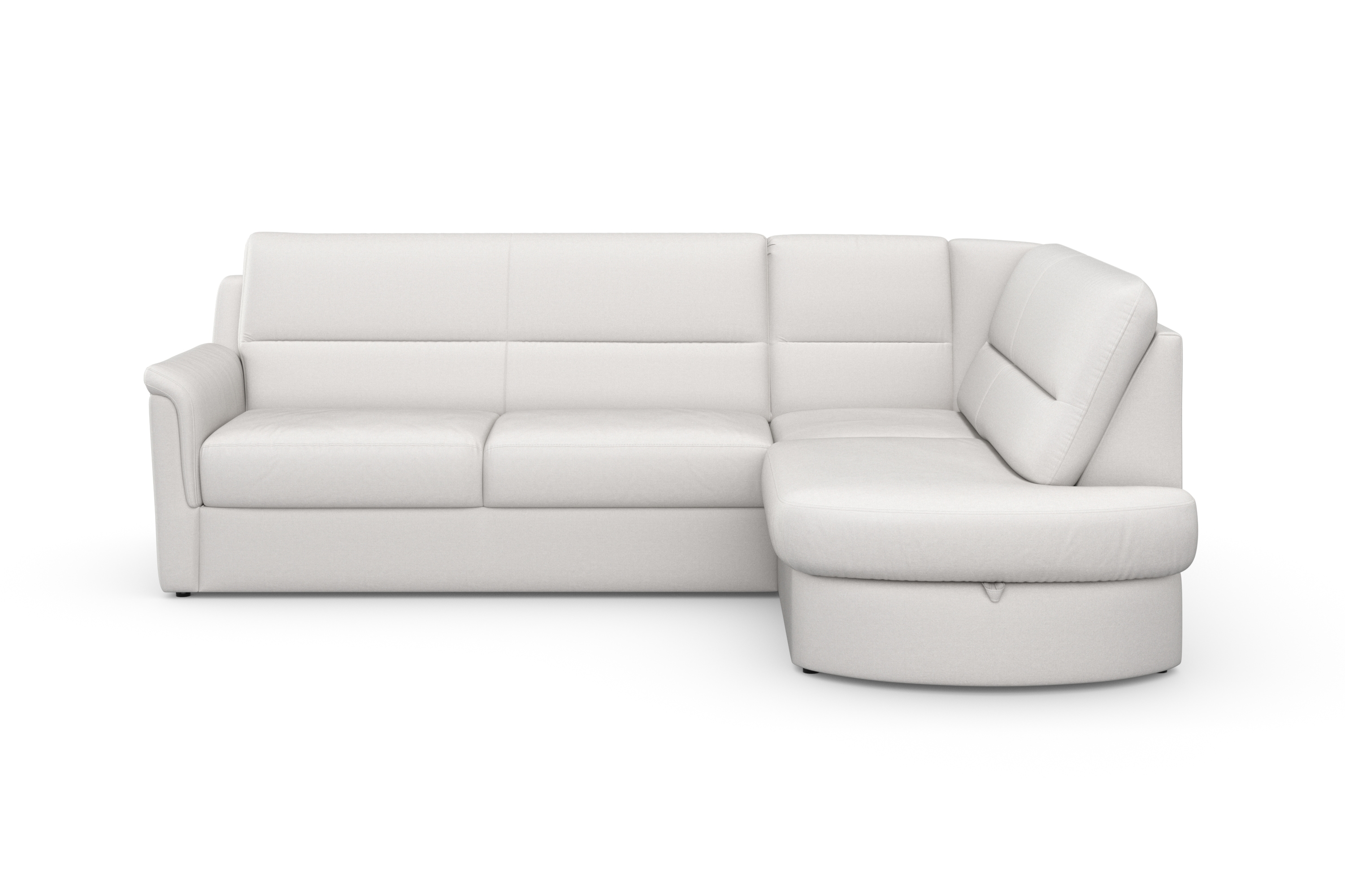 sit&more Ecksofa "Panini L-Form" wahlweise mit Schlaffunktion und Bettkasten