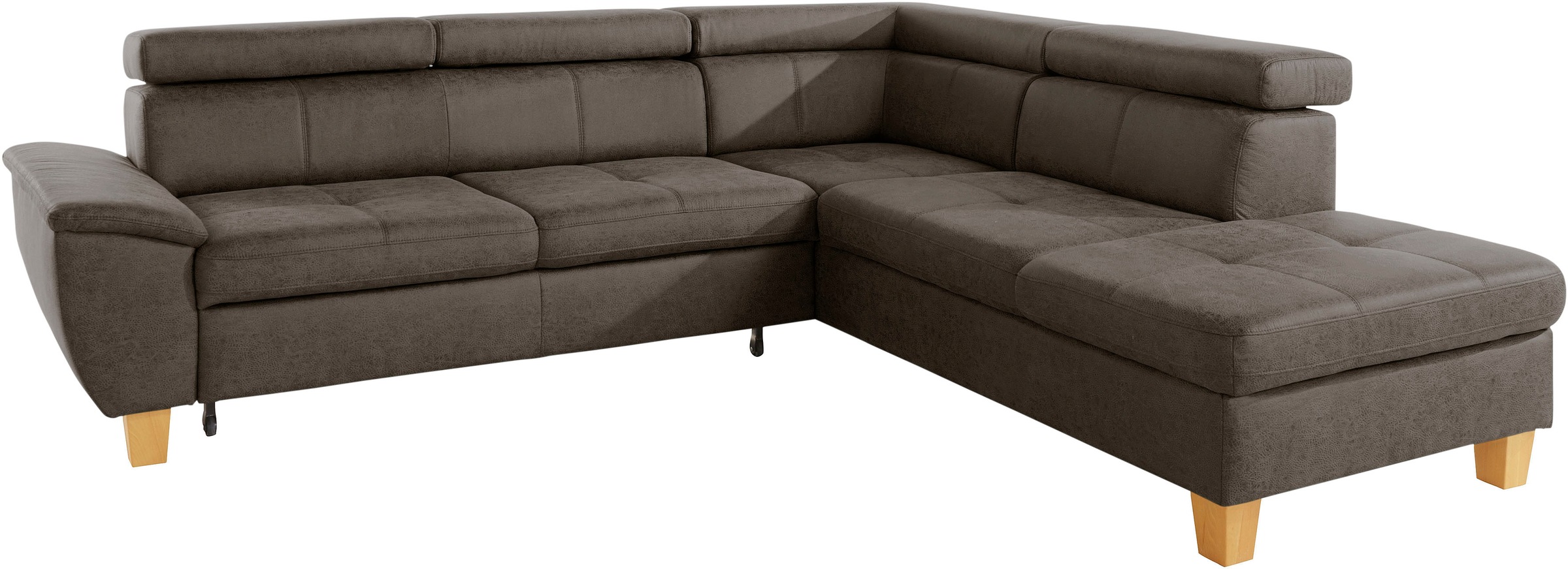 exxpo - sofa fashion Ecksofa "Enya, hoher Sitzkomfort, Breite 266cm, bequem günstig online kaufen