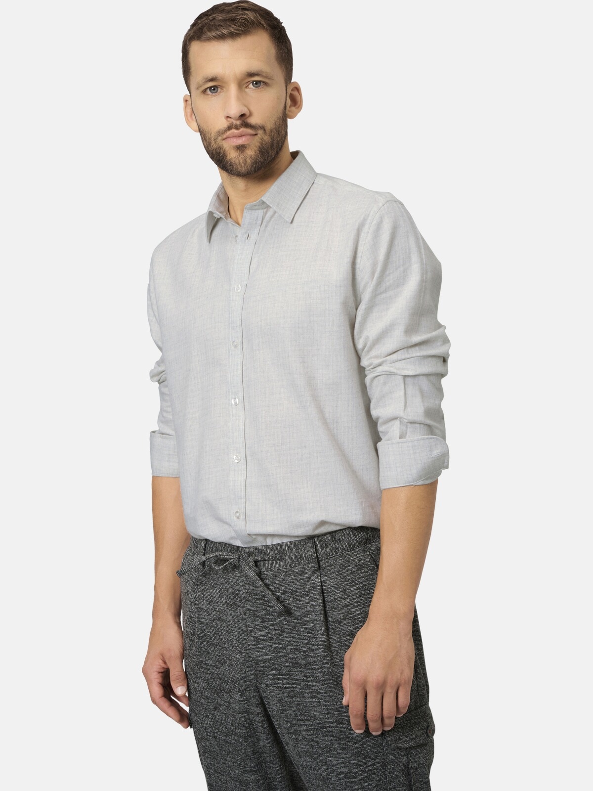 Babista Langarmhemd "Hemd MILANVENTO" 1 Stk. in Melange-Optik günstig online kaufen