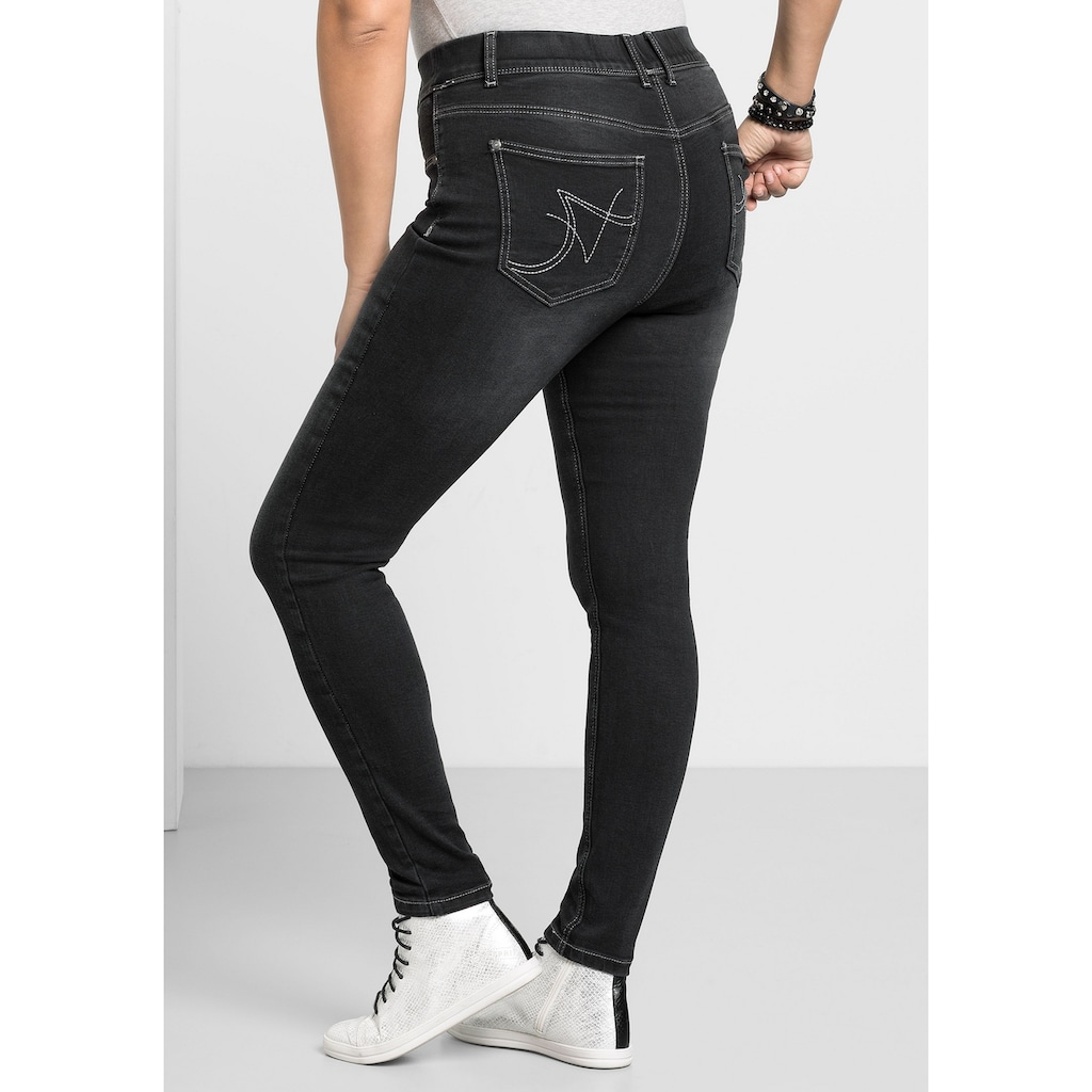 Sheego Jeansjeggings »Große Größen«