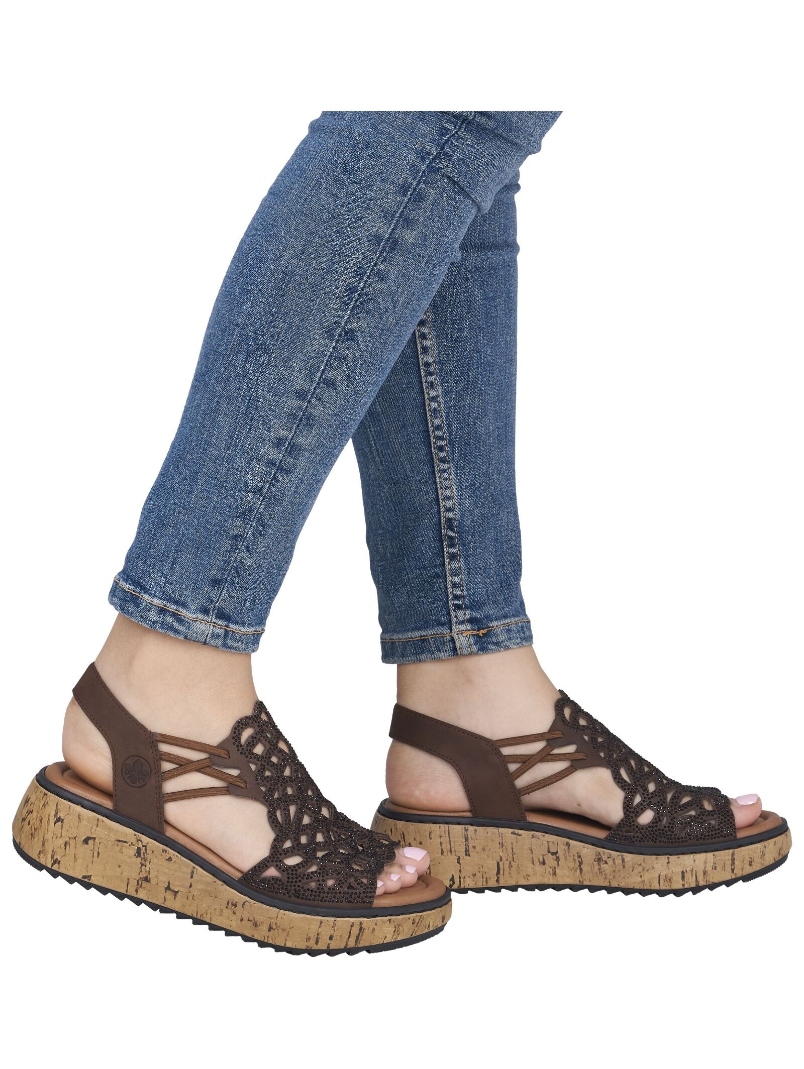 Rieker Riemchensandale »Rieker Sandalen Lederimitat«