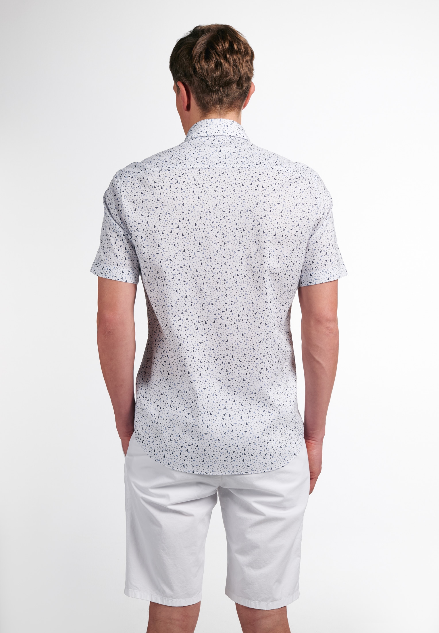 Eterna Kurzarmhemd »SLIM FIT« EASY IRON (bügelleicht)