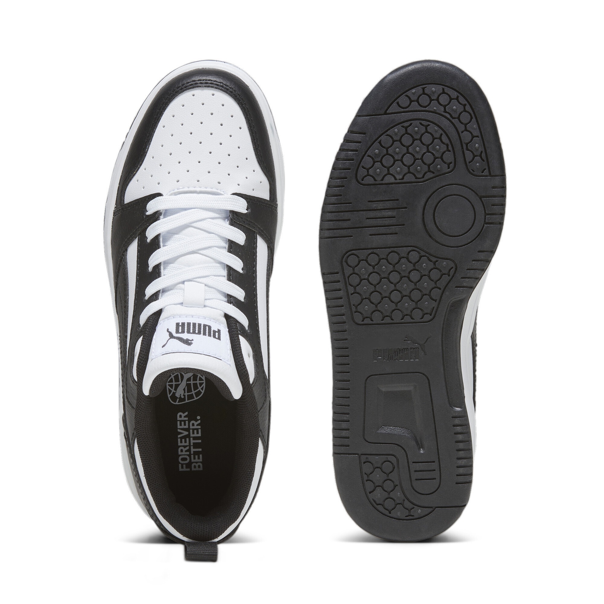 Puma Baskets Rebound V6 Lo J 01 White EU 37 1/2 Garçons,Filles 3
