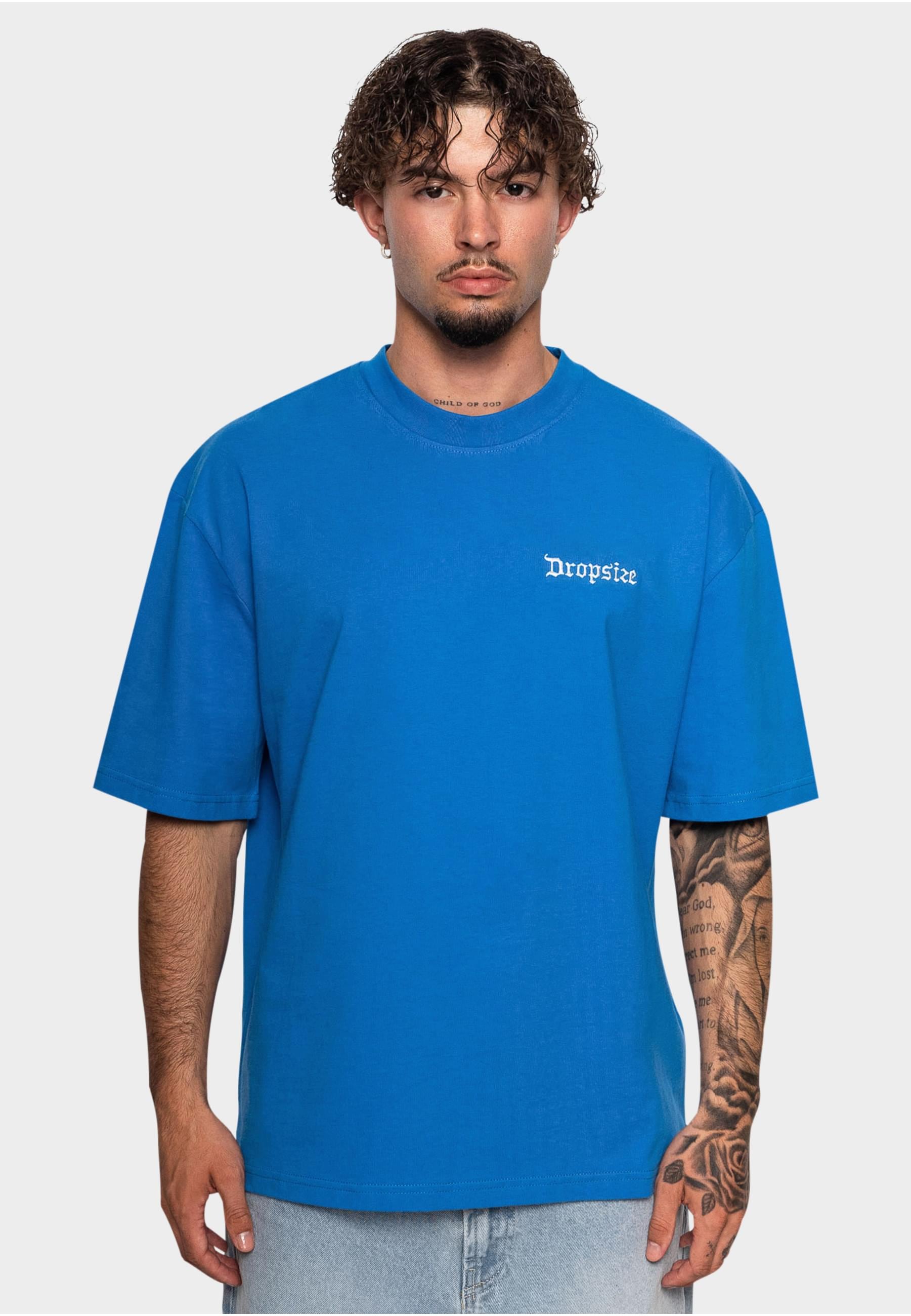 Dropsize T-Shirt »Dropsize Herren Heavy V2 Embo T-Shirt«, (1 tlg.)
