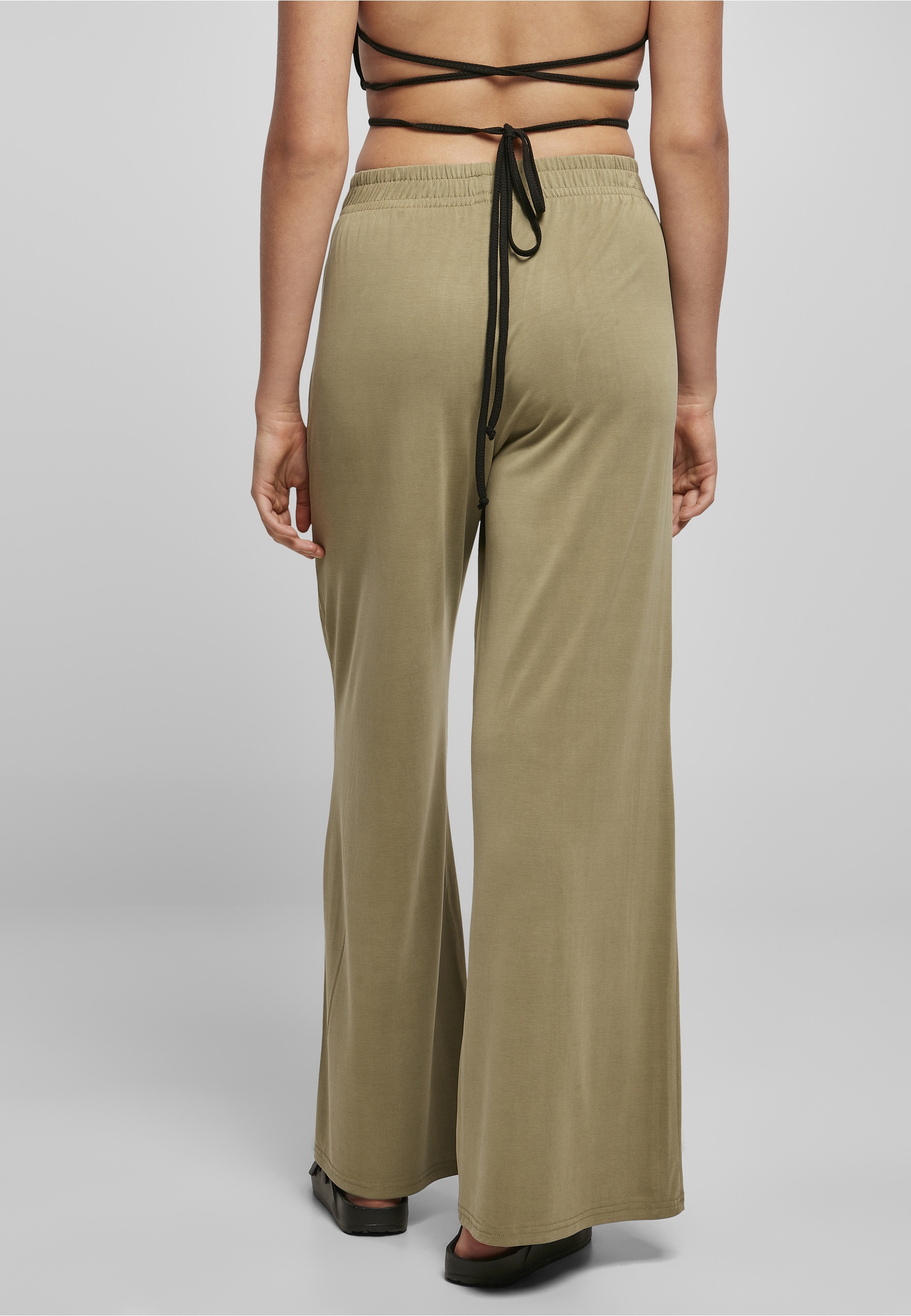 URBAN CLASSICS Stoffhose »Urban Classics Damen Ladies Modal Wide Leg Pants«