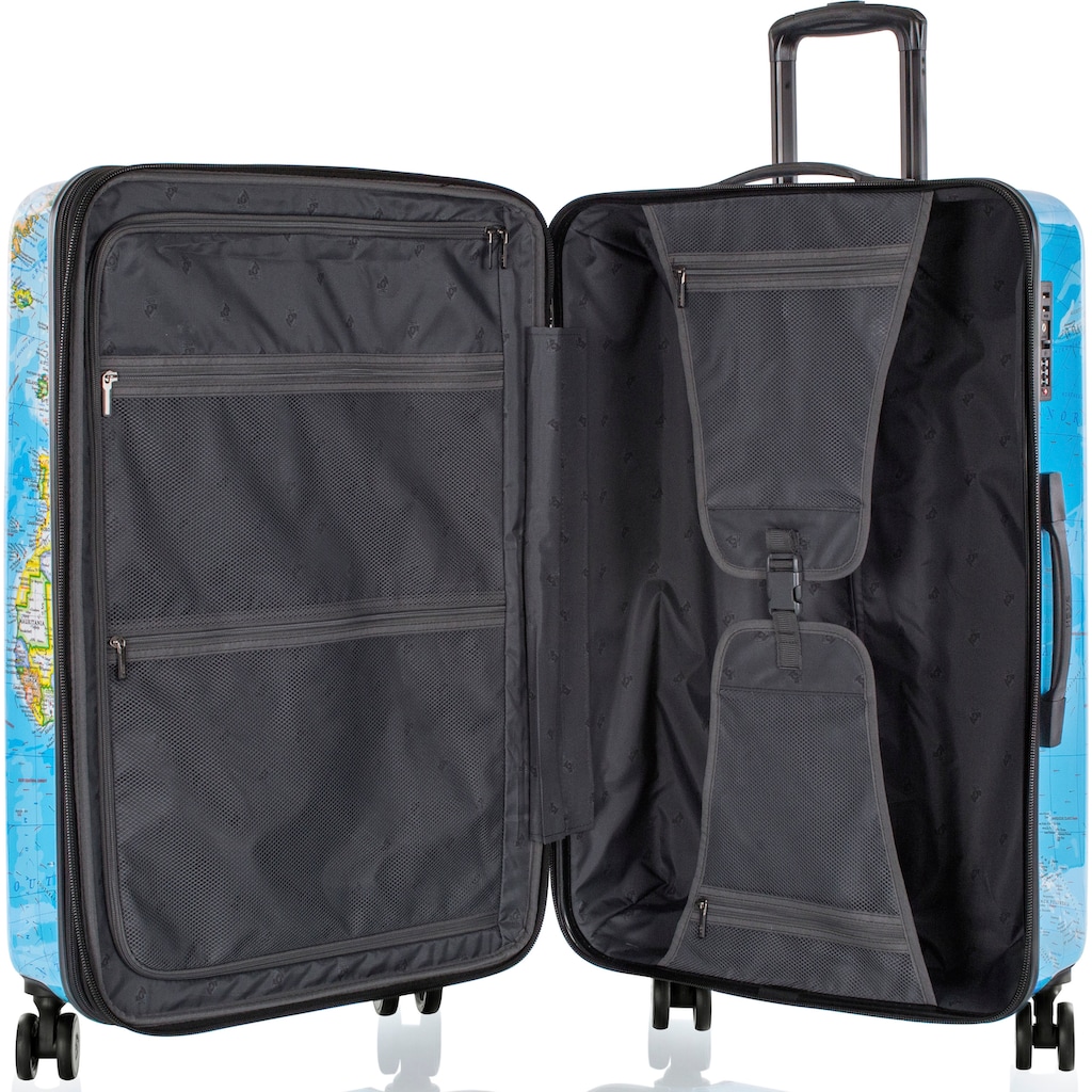 Heys Hartschalen-Trolley »Journey 3G bunt, 76 cm«, 4 Rollen