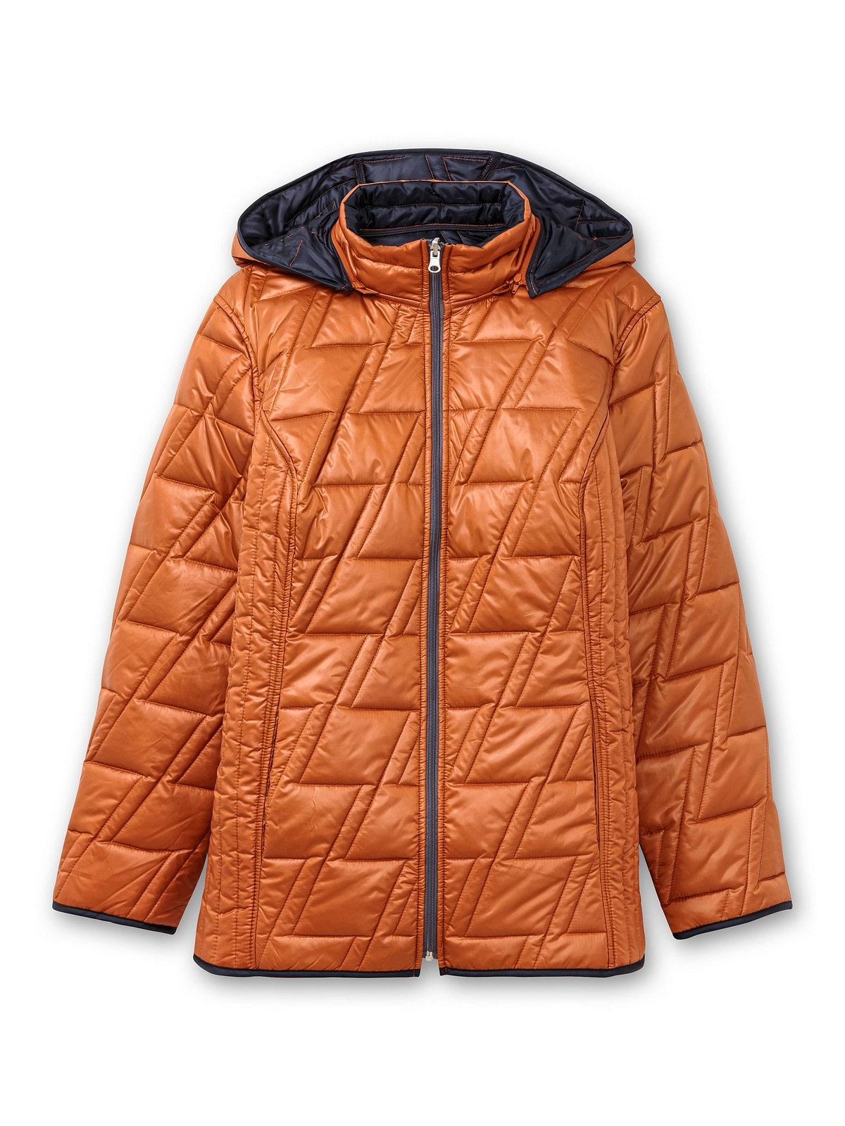 Sheego Steppjacke »Große Größen«, mit Kapuze, zum Wenden, mit Kapuze und Stehkragen