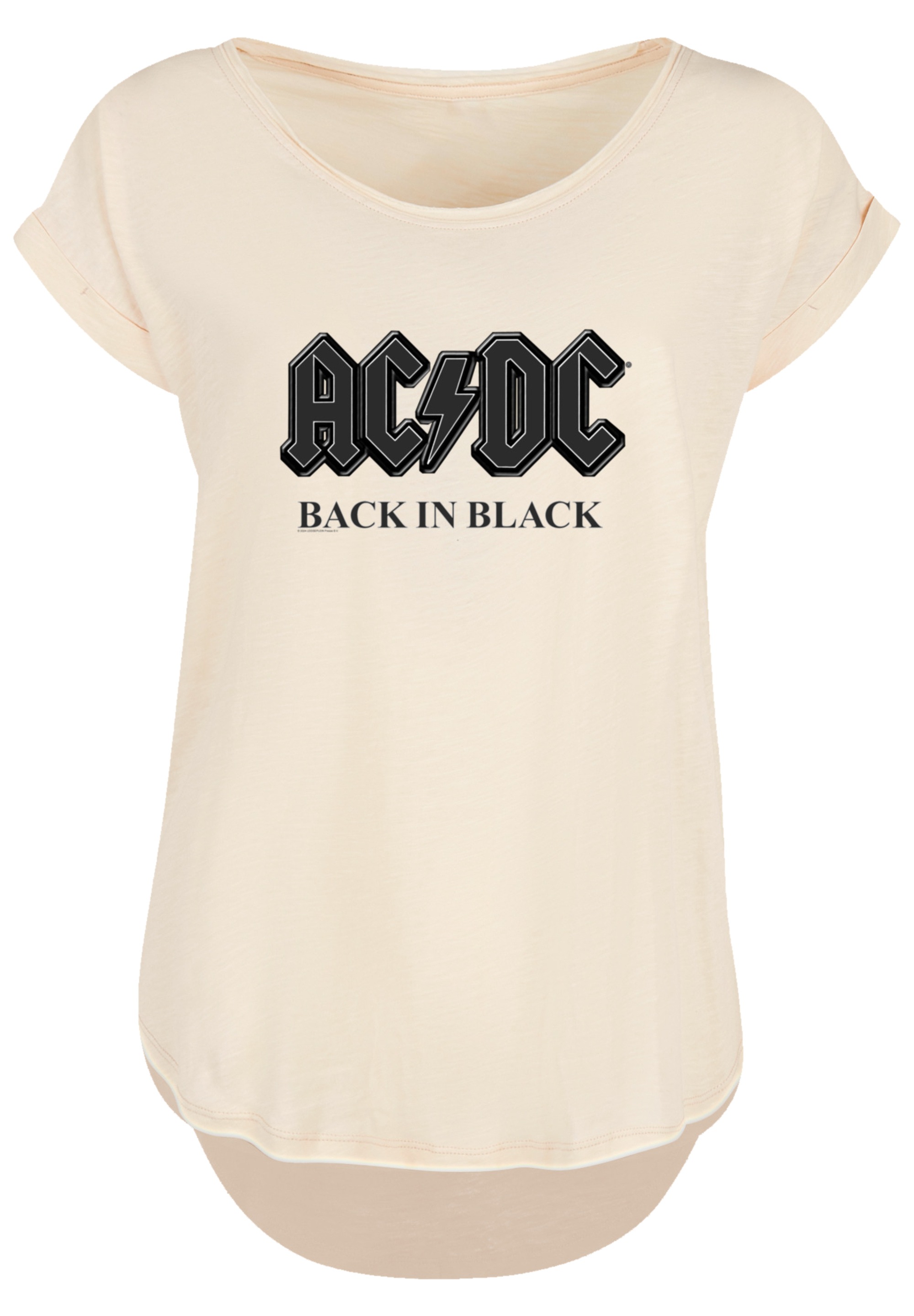 F4NT4STIC T-Shirt "ACDC Back in Black", Premium Qualität günstig online kaufen