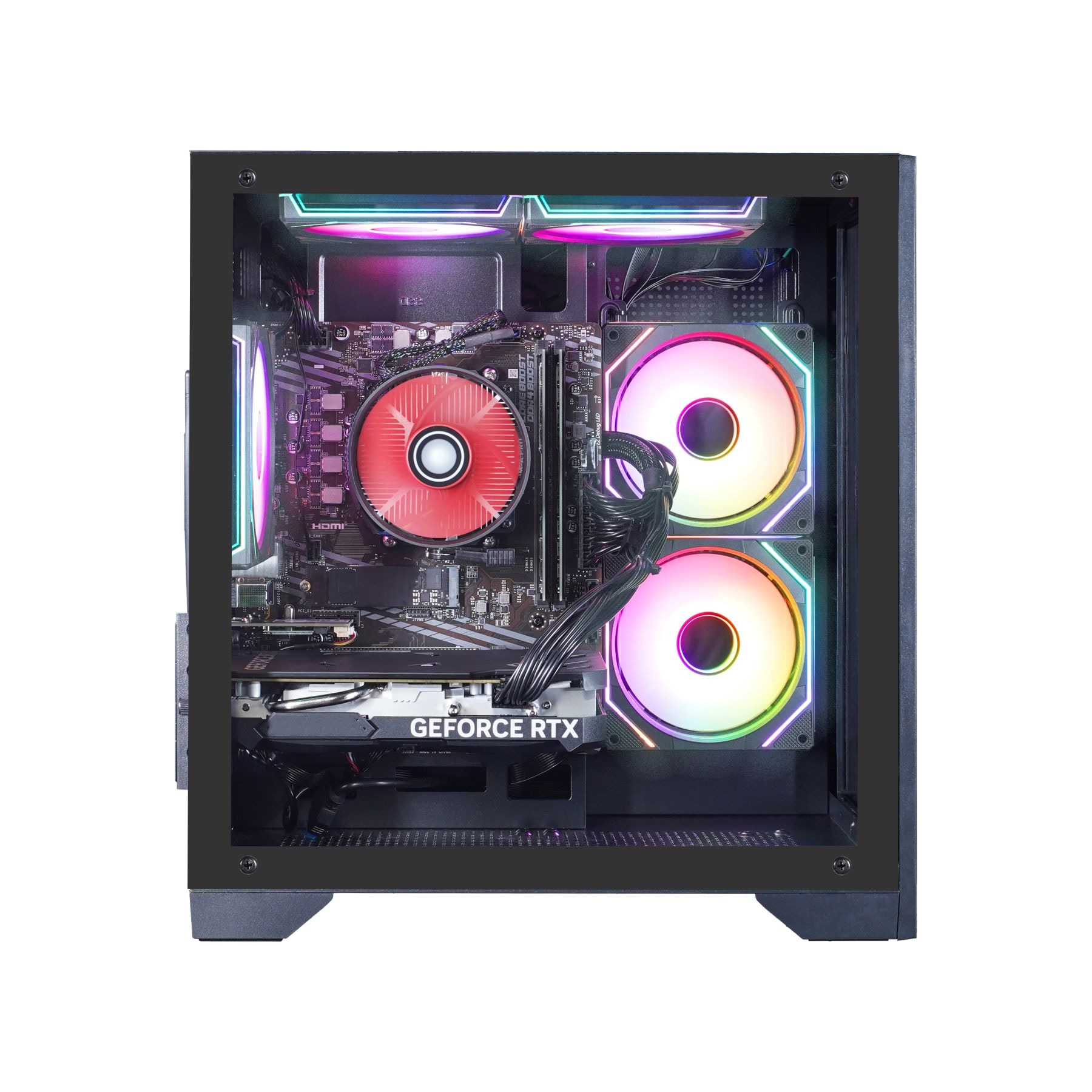 GAMEMAX Gaming-PC »Infinity Mini BK 7787 AMD Ryzen 7 5700X RTX 5060Ti 32GB DDR4 1TB SSD« Windows 11