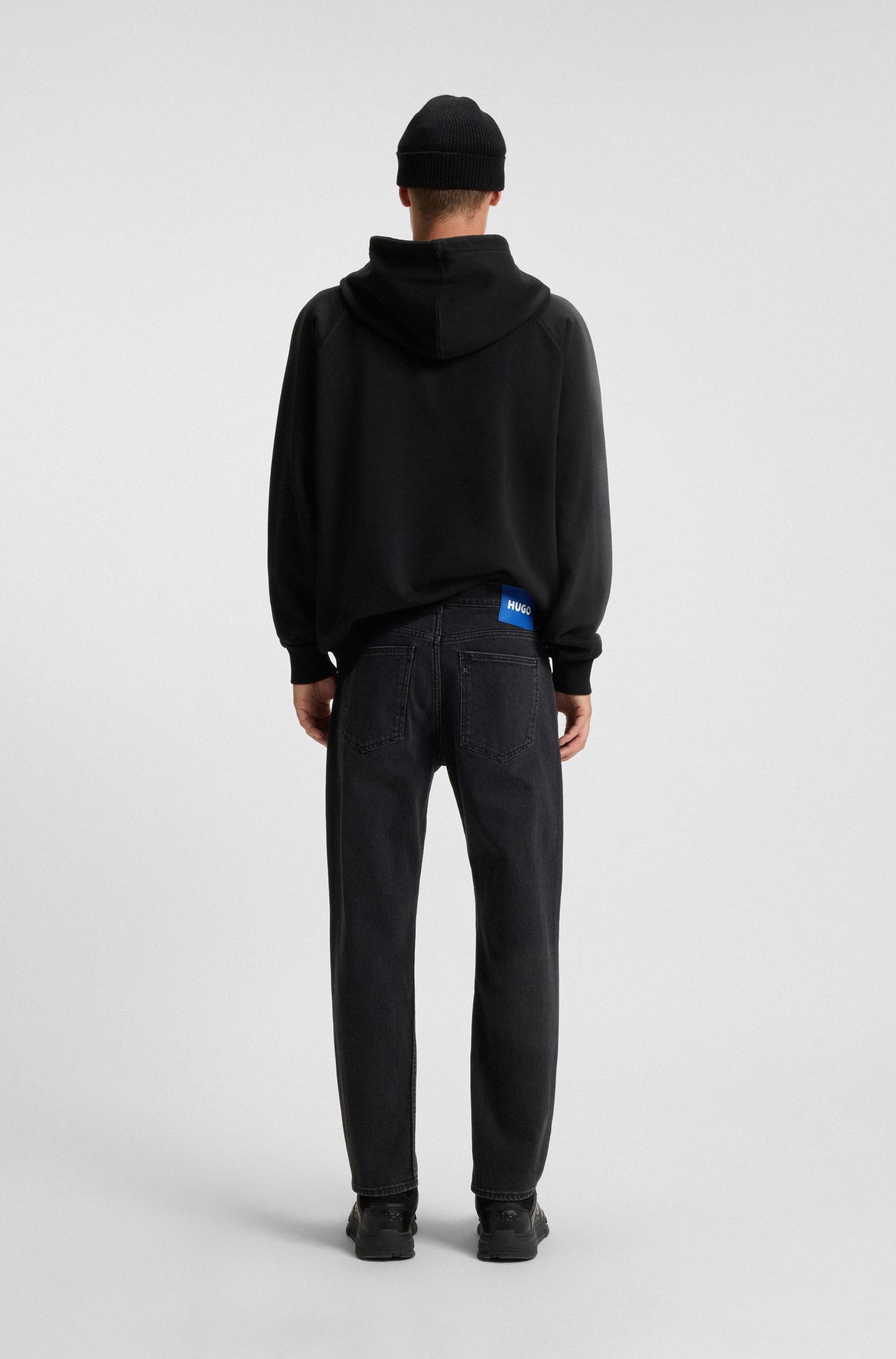 HUGO Blue Tapered-fit-Jeans »Brody«, mit Stone-washed-Finish