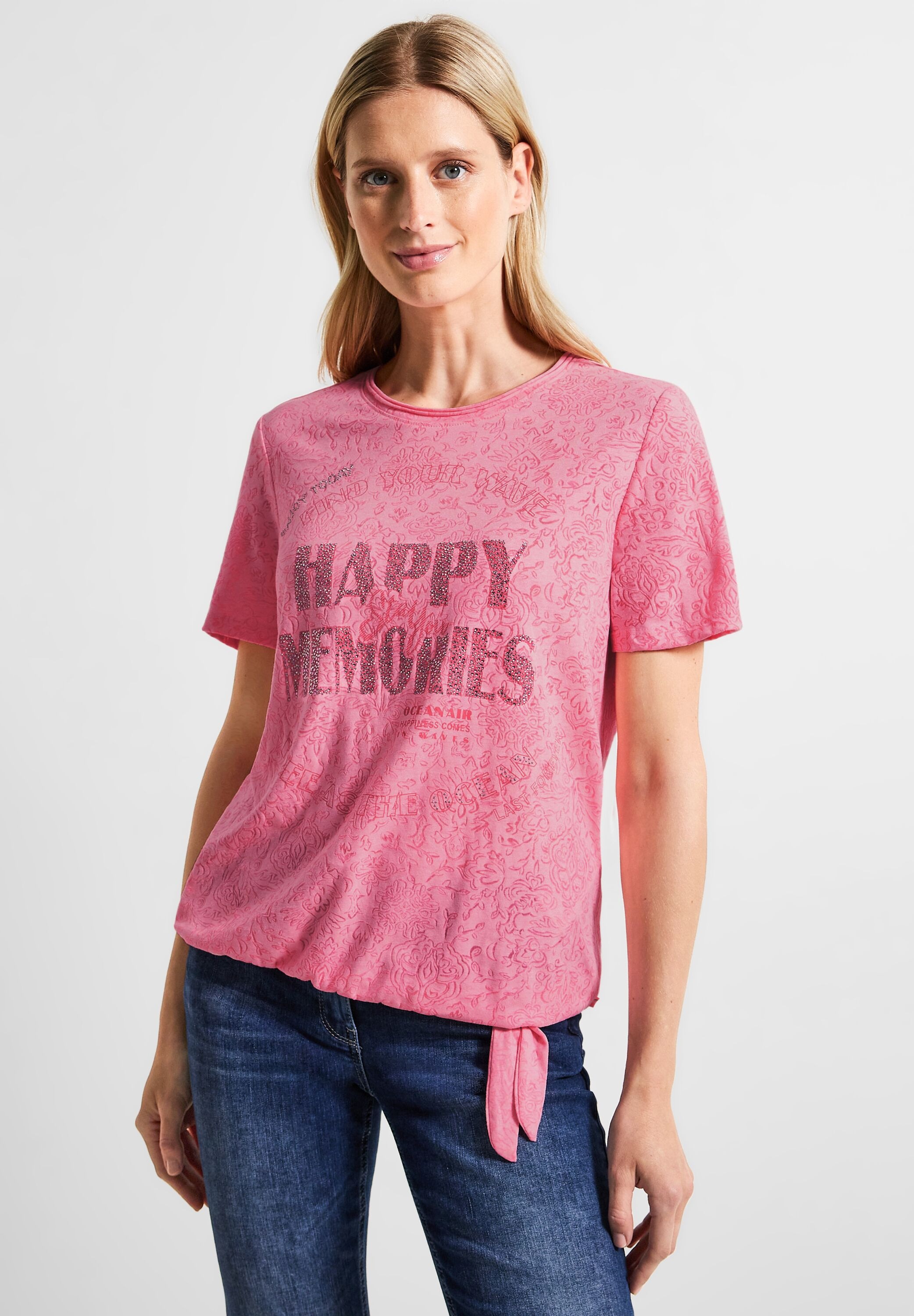 Cecil T-Shirt, aus softem Materialmix kaufen