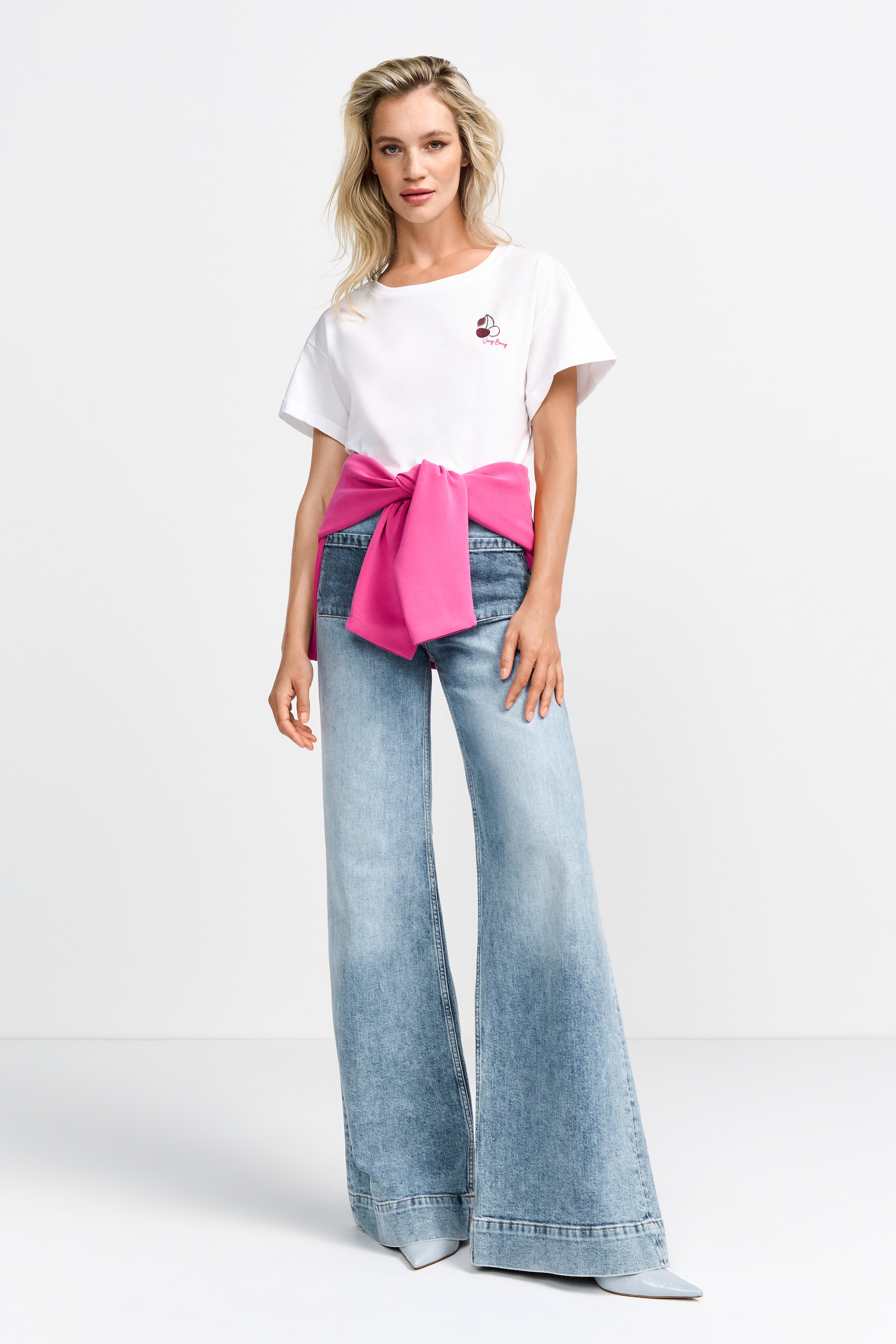 RICHROYAL Oversize-Shirt, Mit Rundhalsausschnitt