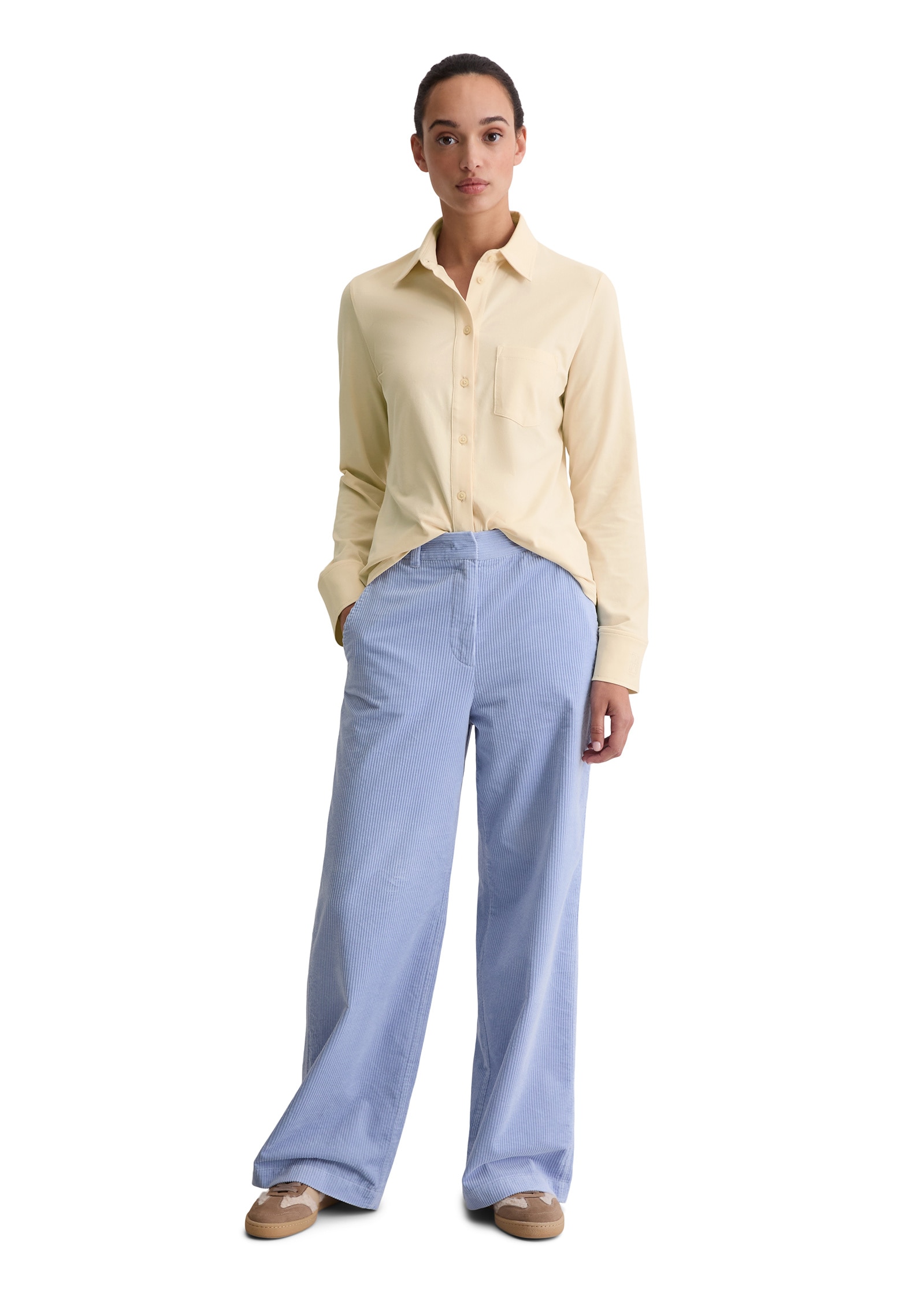 Marc O'Polo Langarmbluse »aus Organic-Cotton-Stretch«