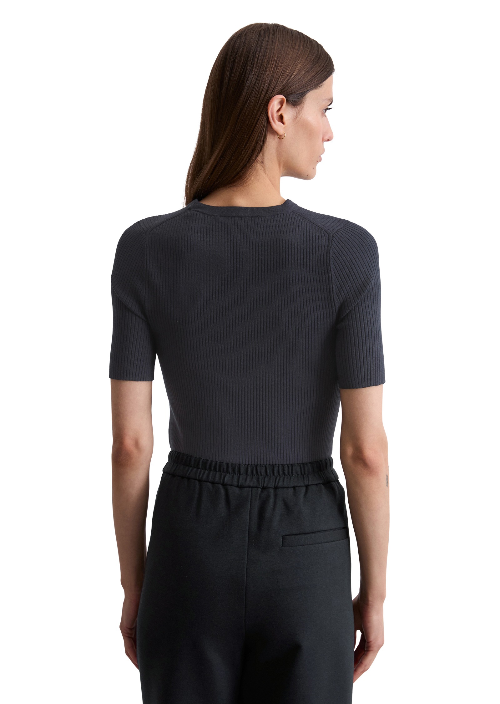 Thumbnail - Marc OPolo Rundhalspullover "aus Viskose-Mix"