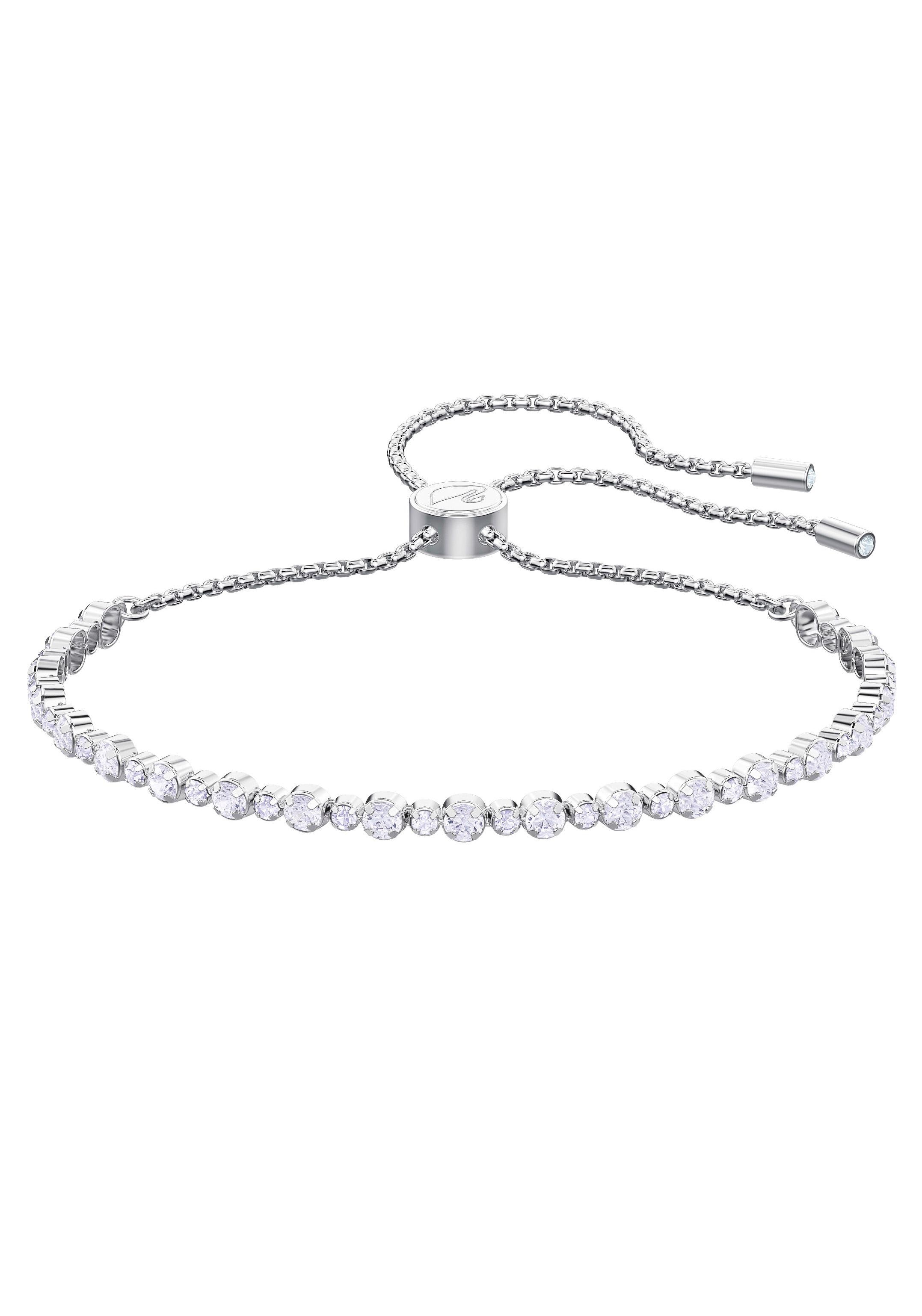 Armband »Subtle, weiss, rhodiniert, 5465384«, mit Swarovski® Kristall