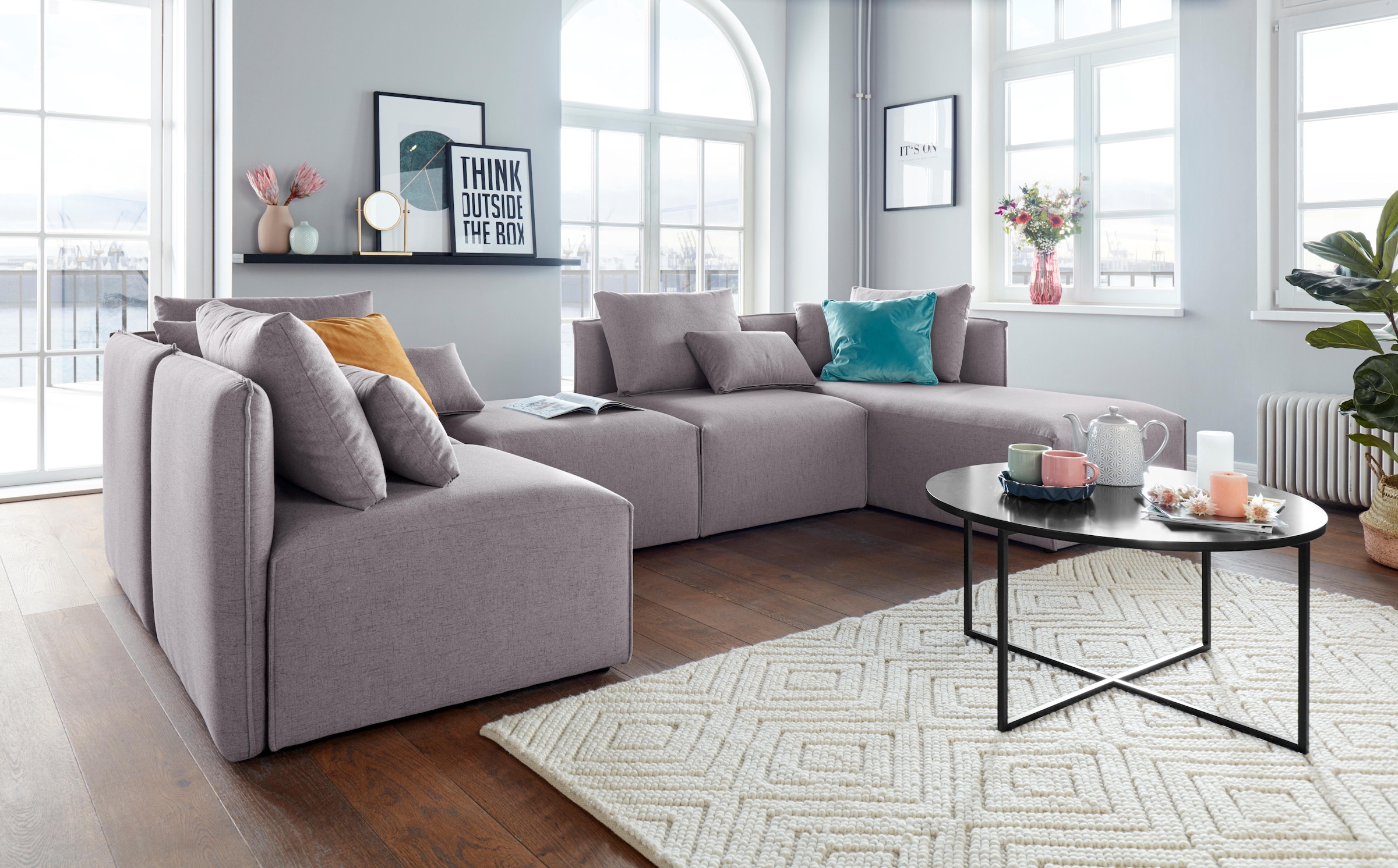andas Sofa-Eckelement »Nöre«, Modul - zum Zusammenstellen; in vielen Bezugsqualitäten und Farben