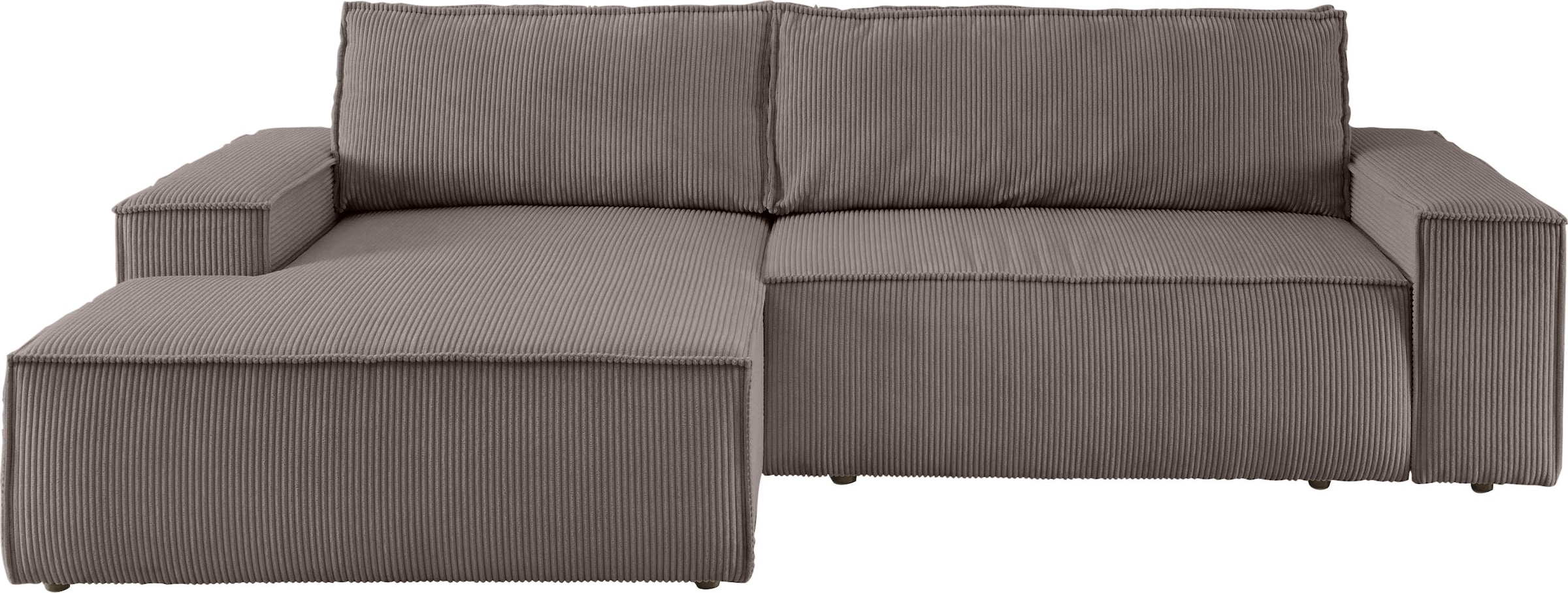 Home affaire Ecksofa "SHERWOOD Schlafsofa 267 cm, L-Form,", Schlaffunktion günstig online kaufen