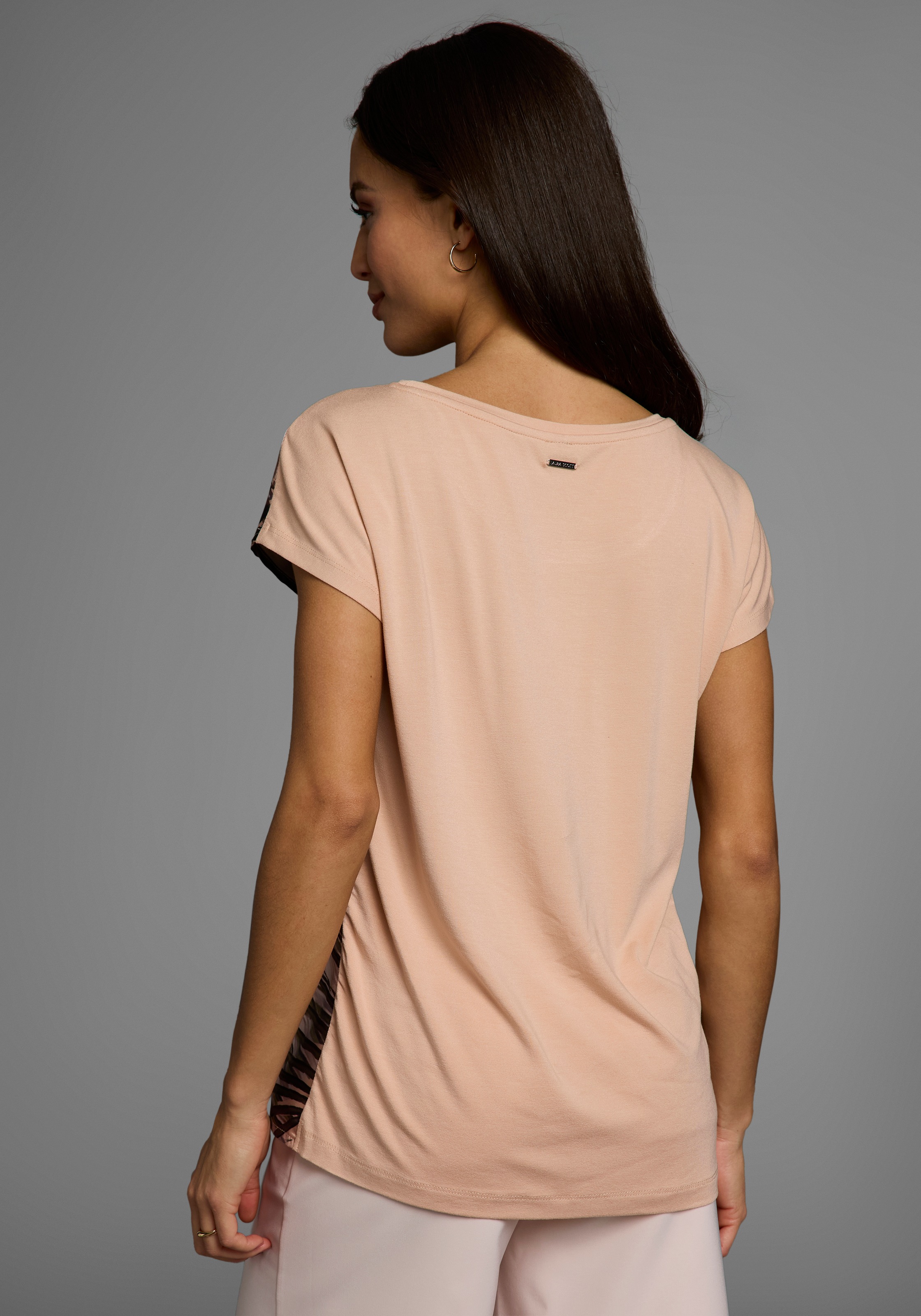 Laura Scott Shirtbluse, in modischem Materialmix - NEUE FARBEN günstig online kaufen