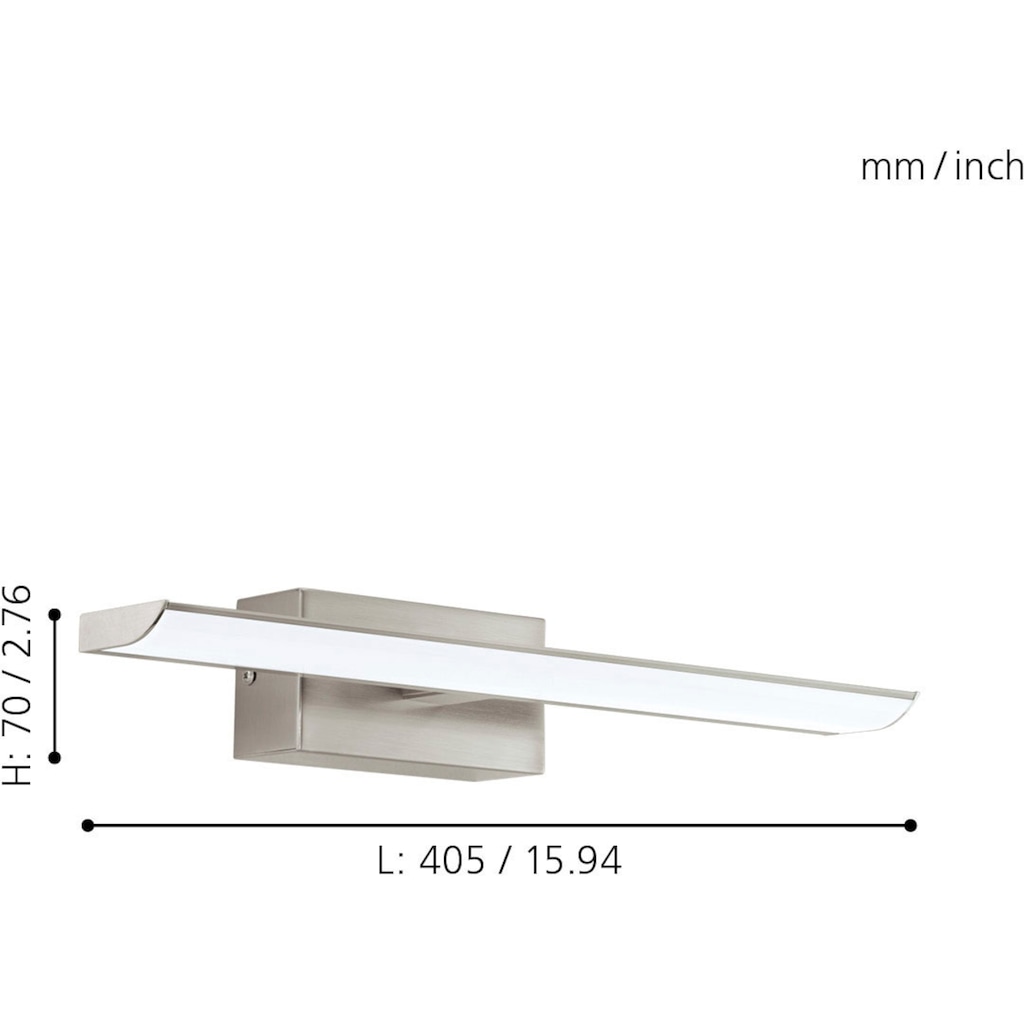 EGLO LED Bad-Spiegelleuchte »TABIANO«, inkl. fest integriertem LED-Leuchtmittel