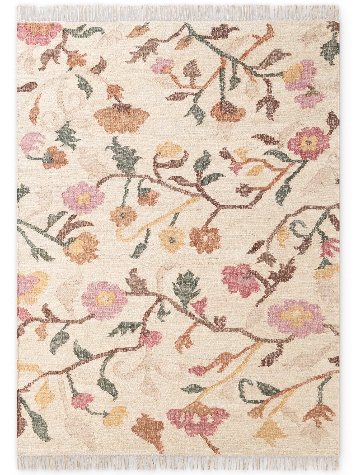 Elle Decoration Kelim Violette Rug Cream Multicolor 120x170 3