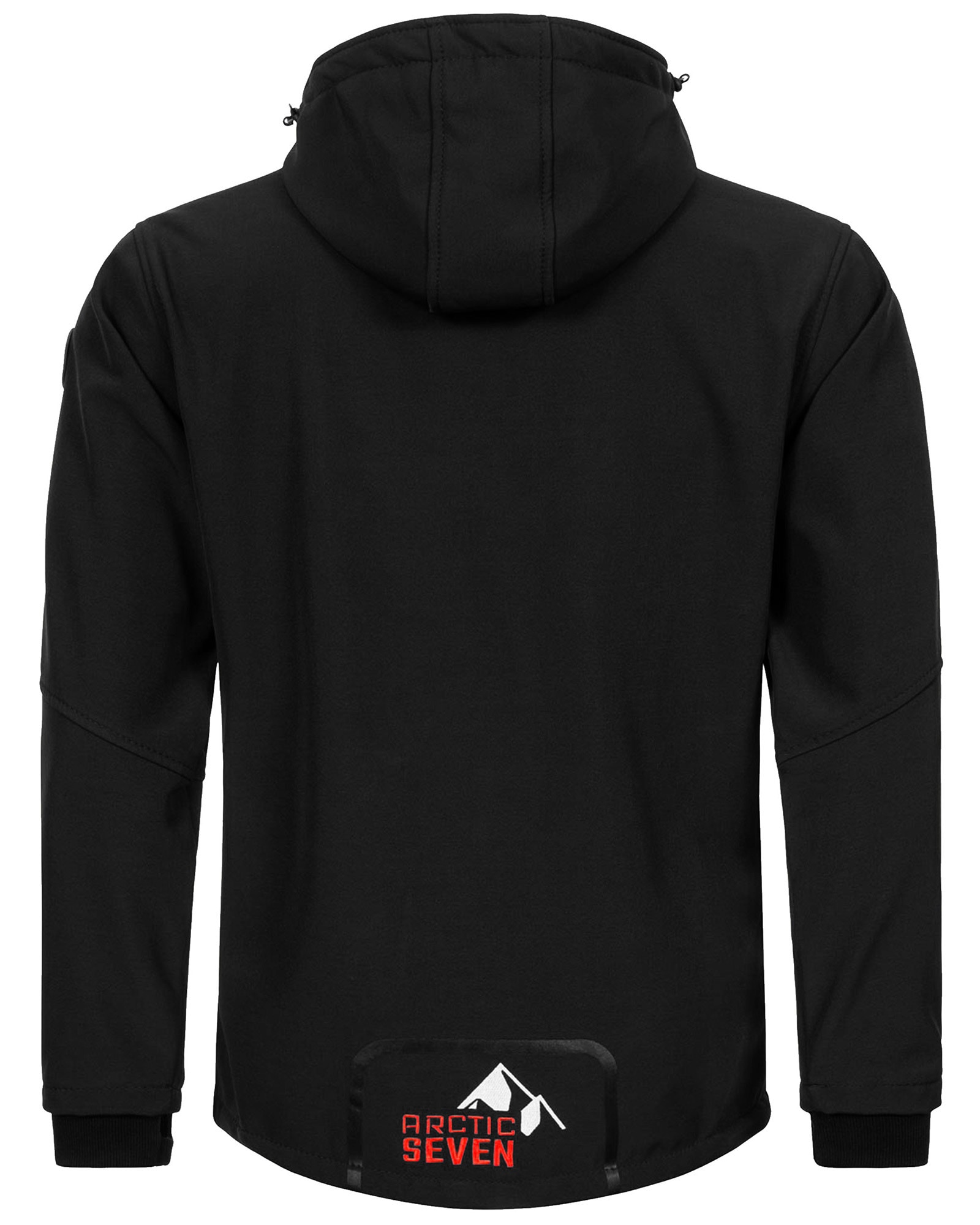 Arctic Seven Softshelljacke »ASColori«, Outdoorjacke mit abnehmbarer Kapuze