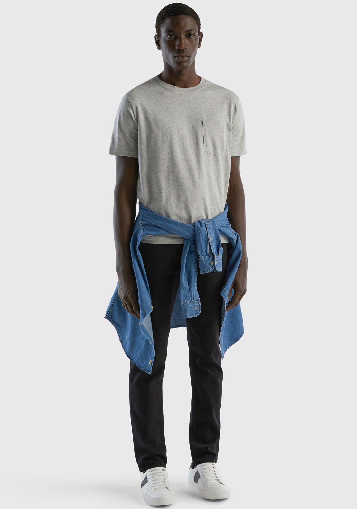 United Colors of Benetton T-Shirt, mit aufgesetzter Brusttasche