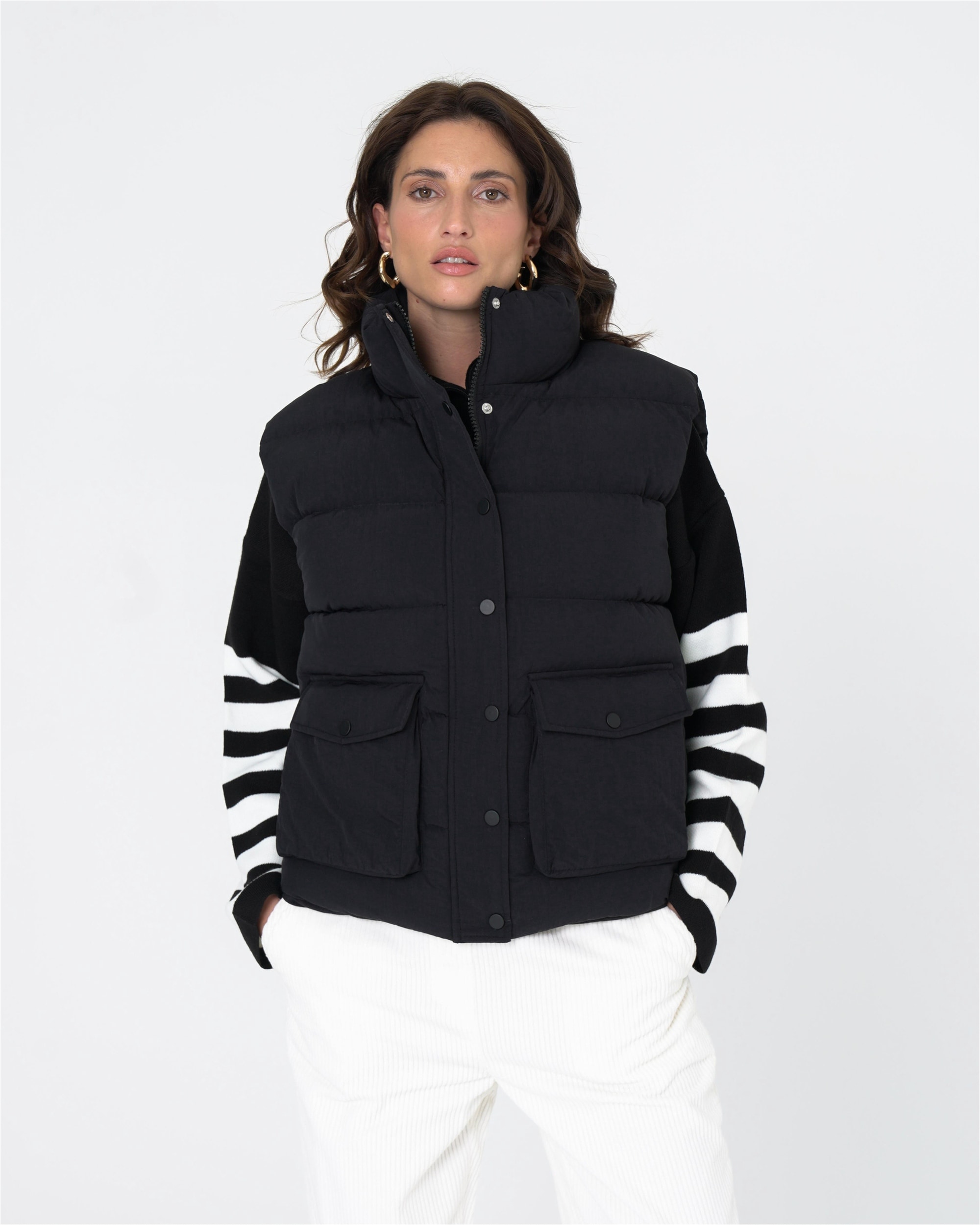 freshlions Steppweste "Fabiana" 1 Stk. tlg. mit Pattentaschen günstig online kaufen