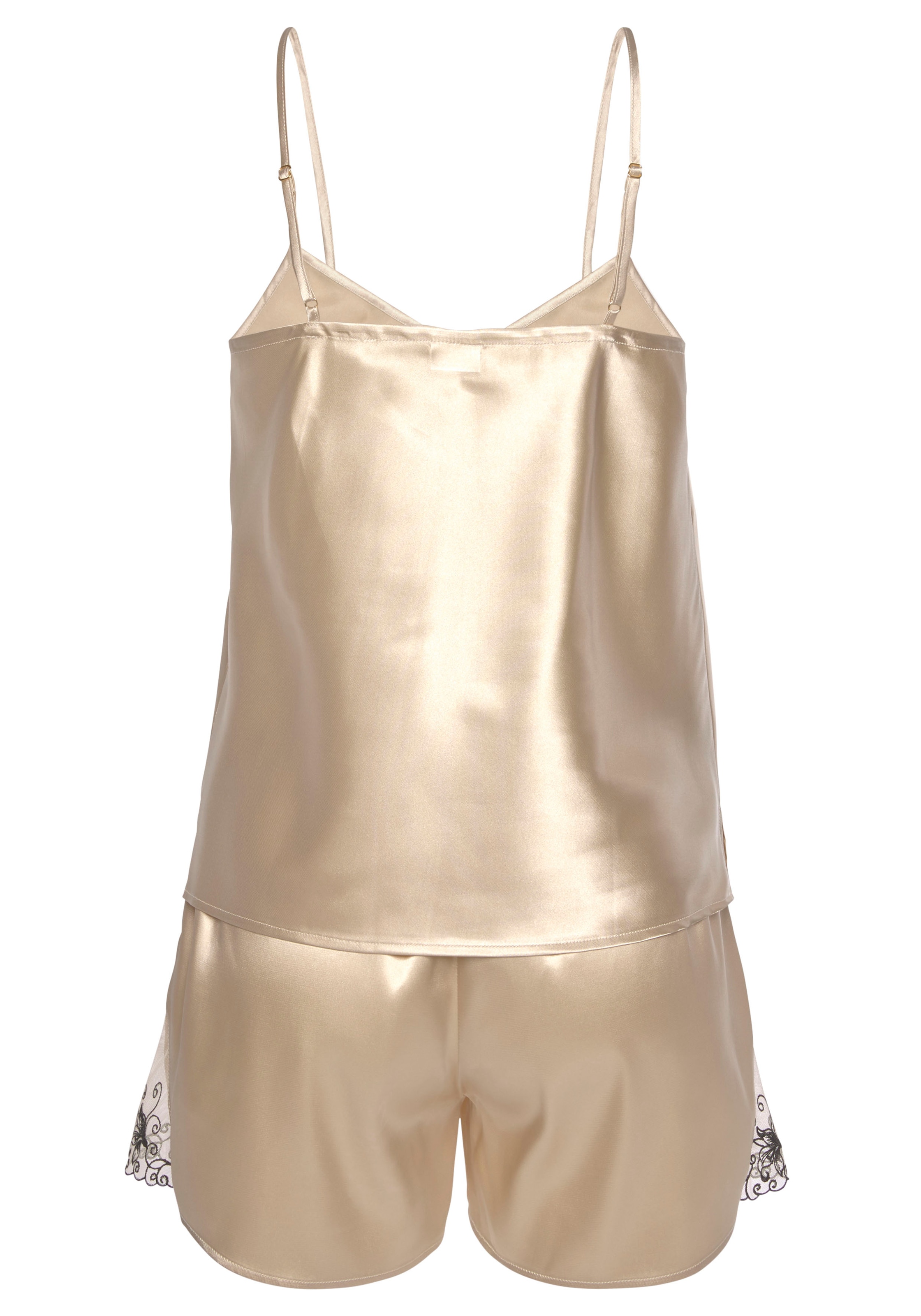 LASCANA 1 Stück, 2 tlg. mit Zierschleife und Spitzeneinsätzen