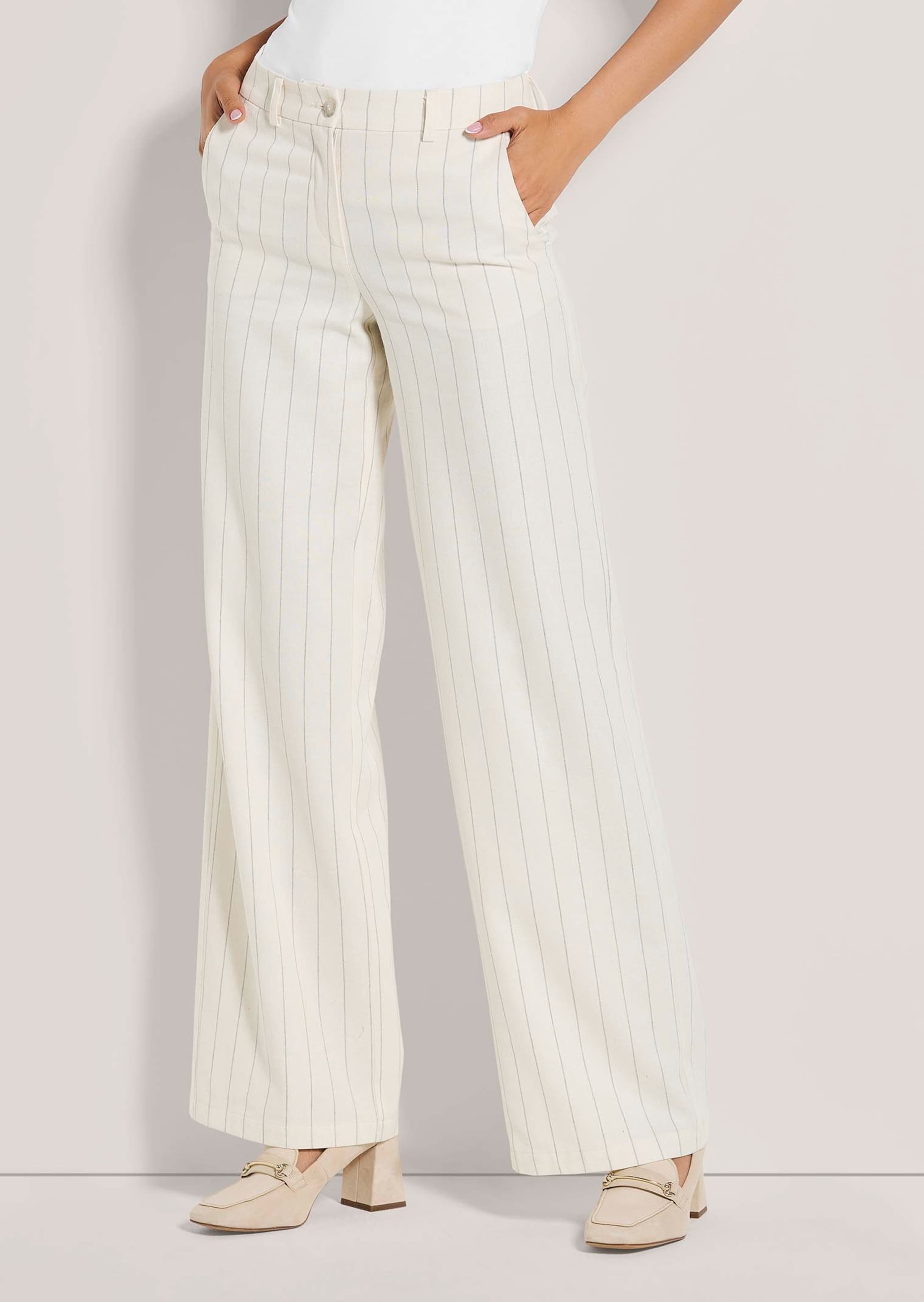 Thumbnail - MADELEINE Stoffhose "Hose Weite Nadelstreifen-Hose"