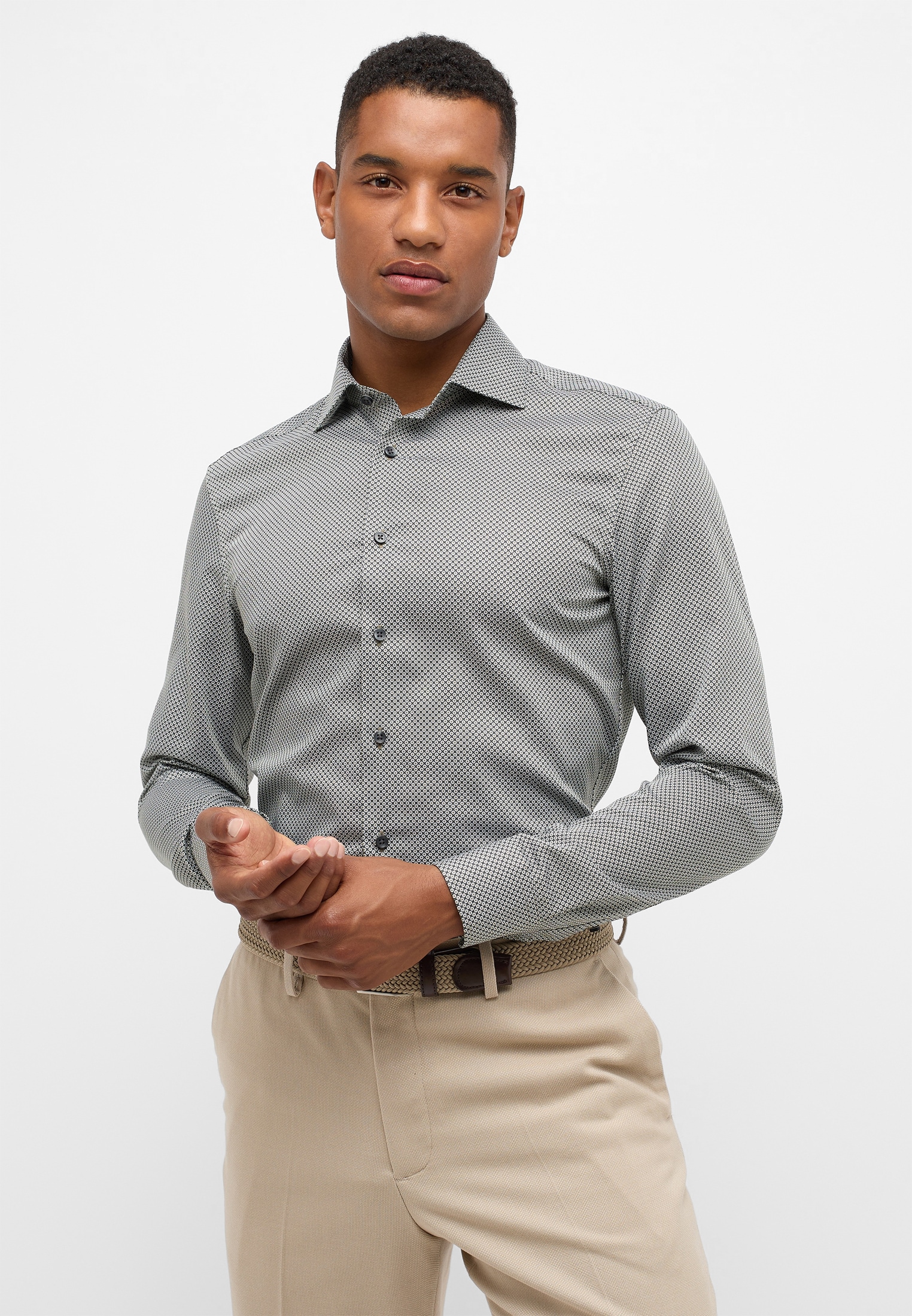 Eterna Langarmhemd "SLIM FIT" NON IRON (bügelfrei) günstig online kaufen