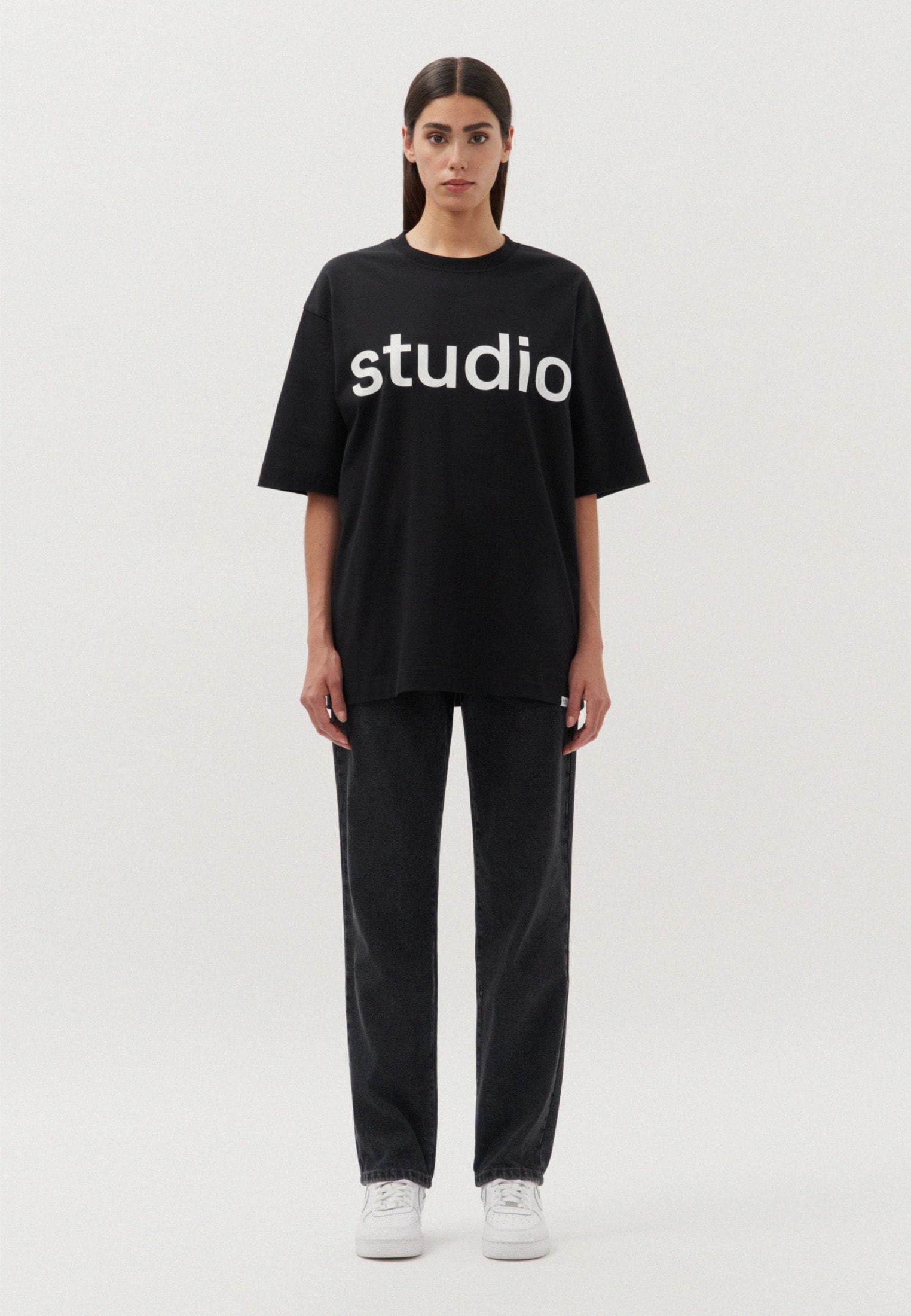 studio seidensticker T-Shirt "Studio", Kurzarm Rundhals Uni günstig online kaufen