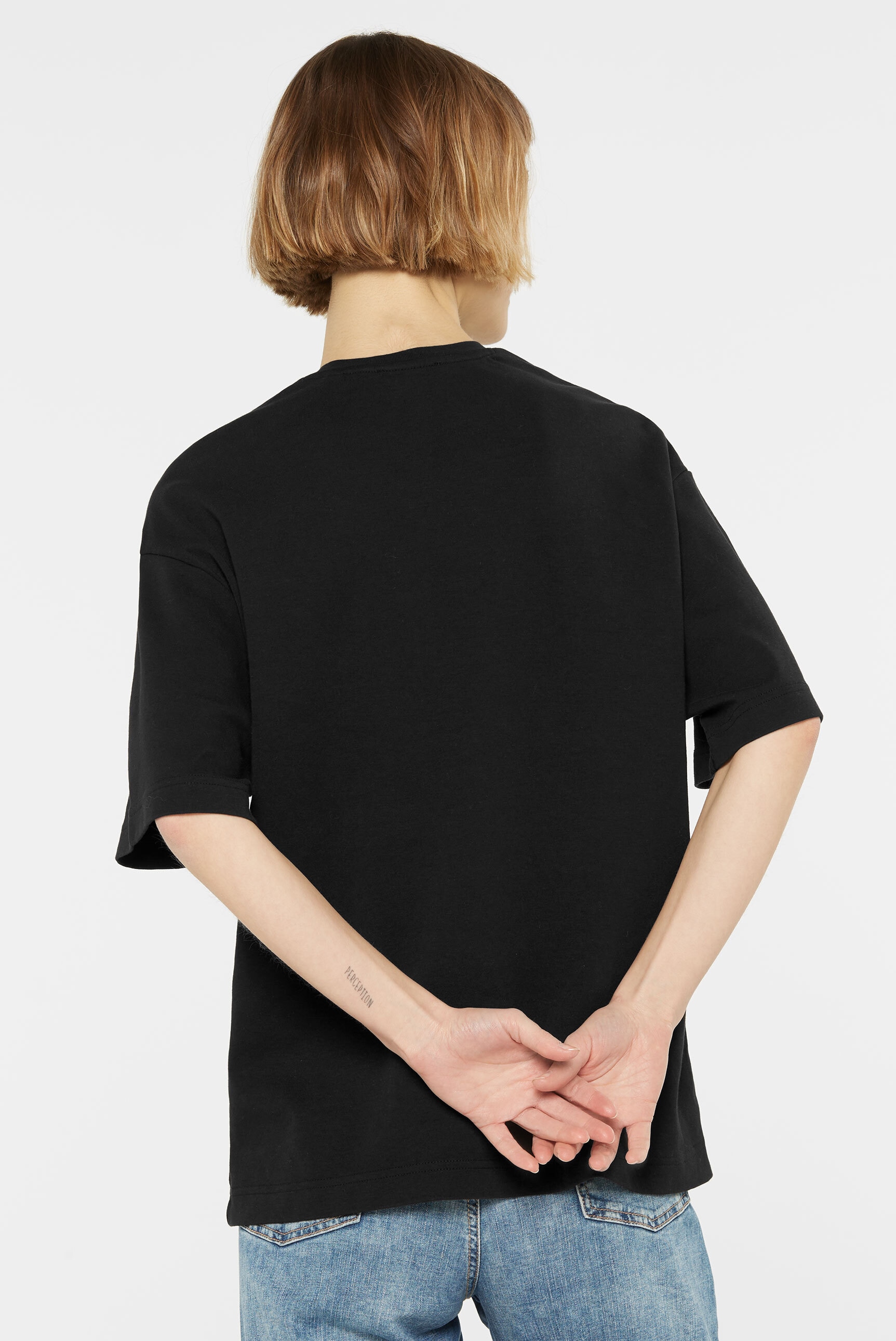 SENSES.THE LABEL Rundhalsshirt, aus Baumwolle
