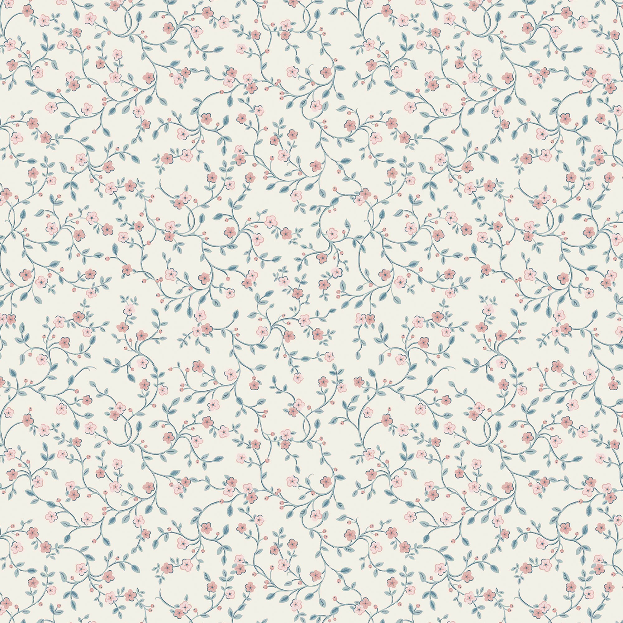 LAURA ASHLEY Vliestapete »Blencow Sprig«, geblümt, 10mx52cm (ca. 5m2)
