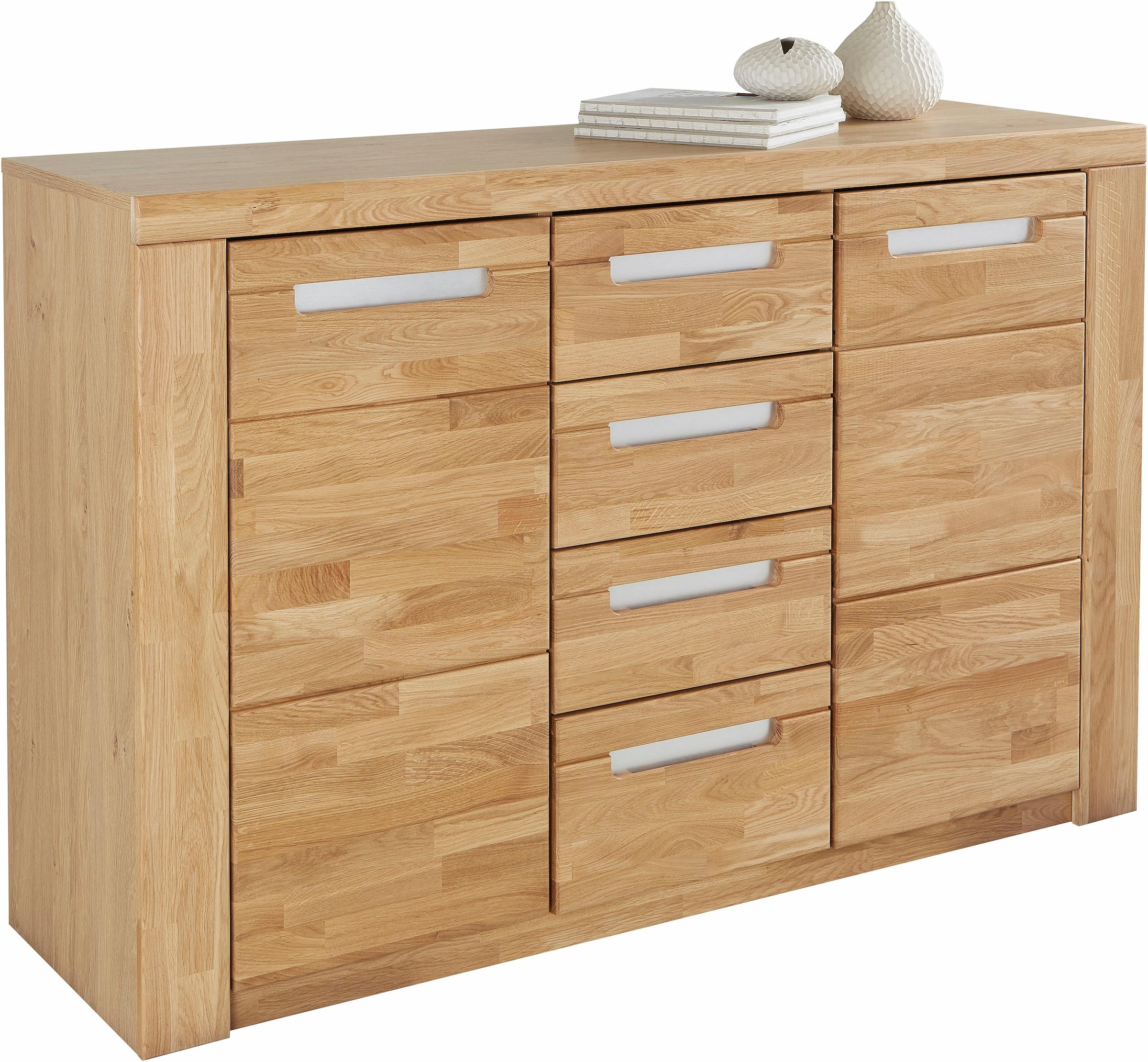 Home affaire Sideboard »Kolding«, Breite 140 cm mit 4 Schubkästen